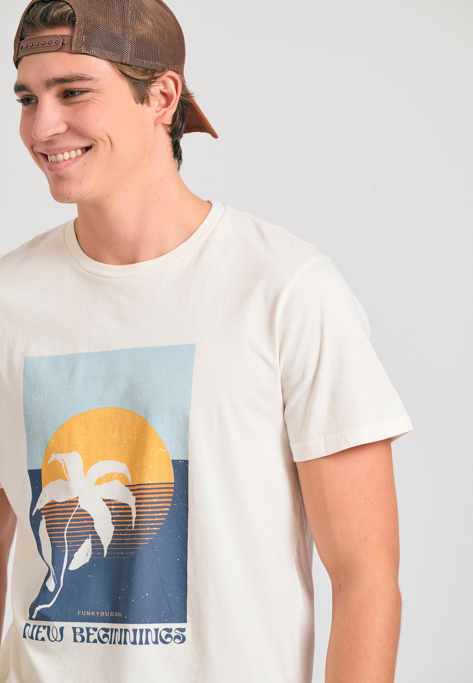 Men's Shirts Funky Buddha White