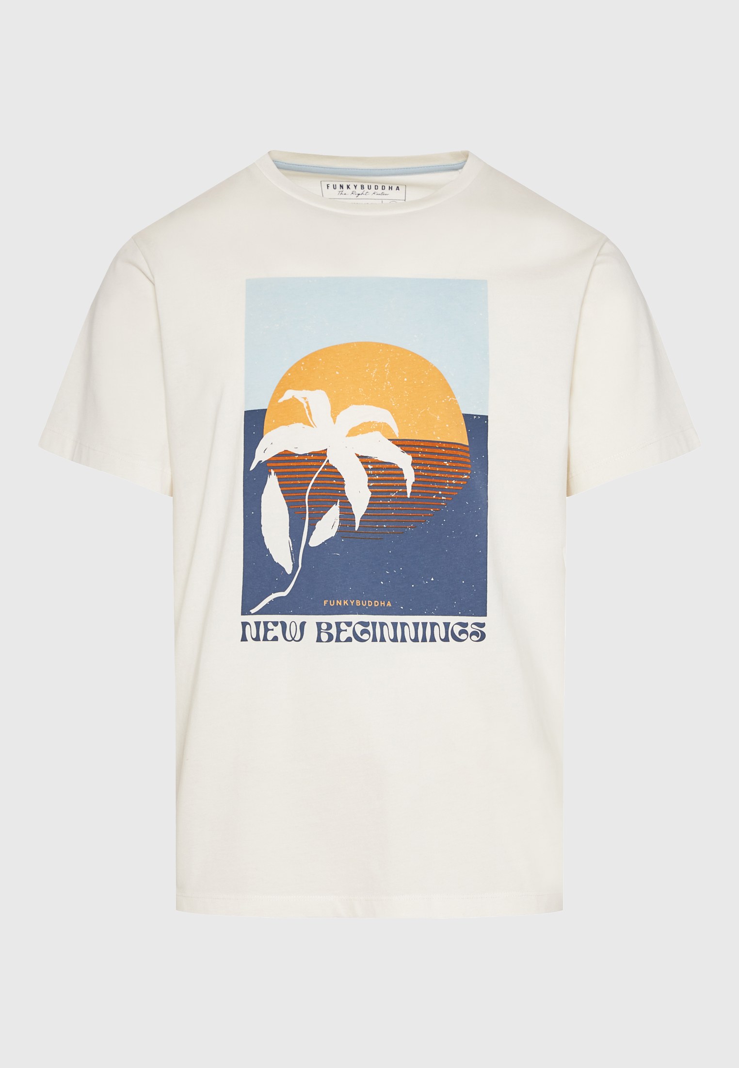 Men's Shirts Funky Buddha White