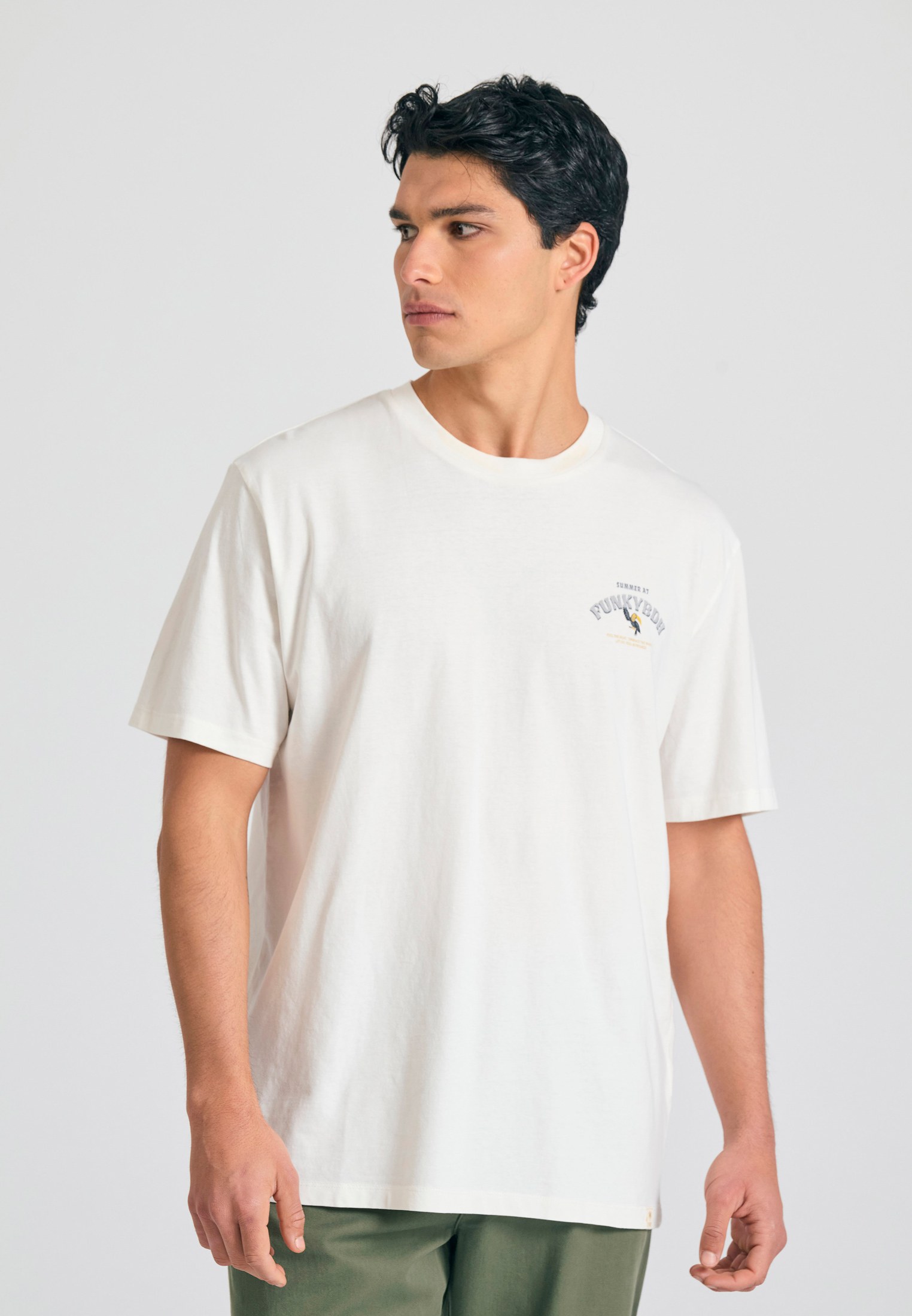 Men's T-Shirts Funky Buddha White