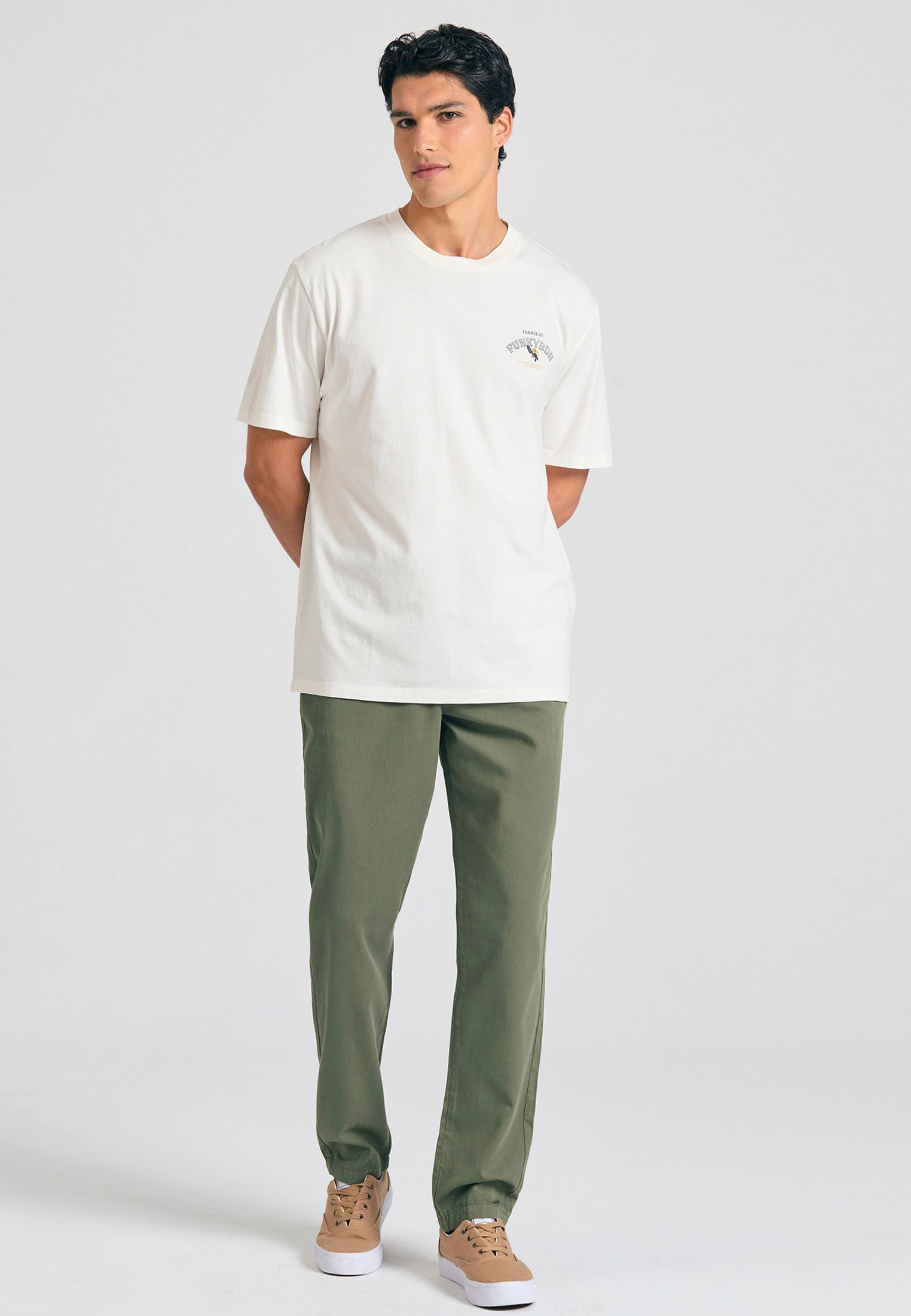 Men's T-Shirts Funky Buddha White