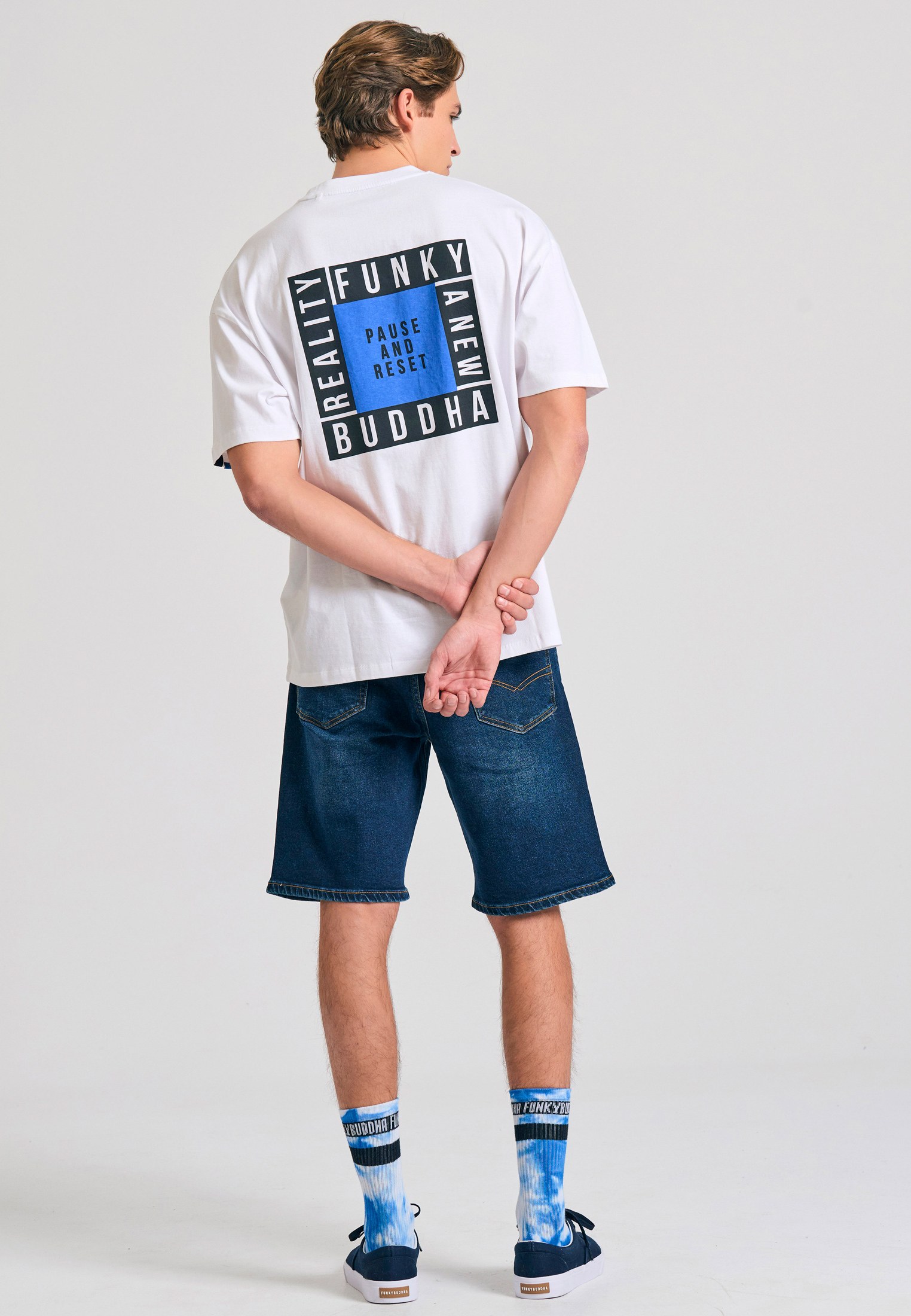 Men's T-Shirts Funky Buddha White