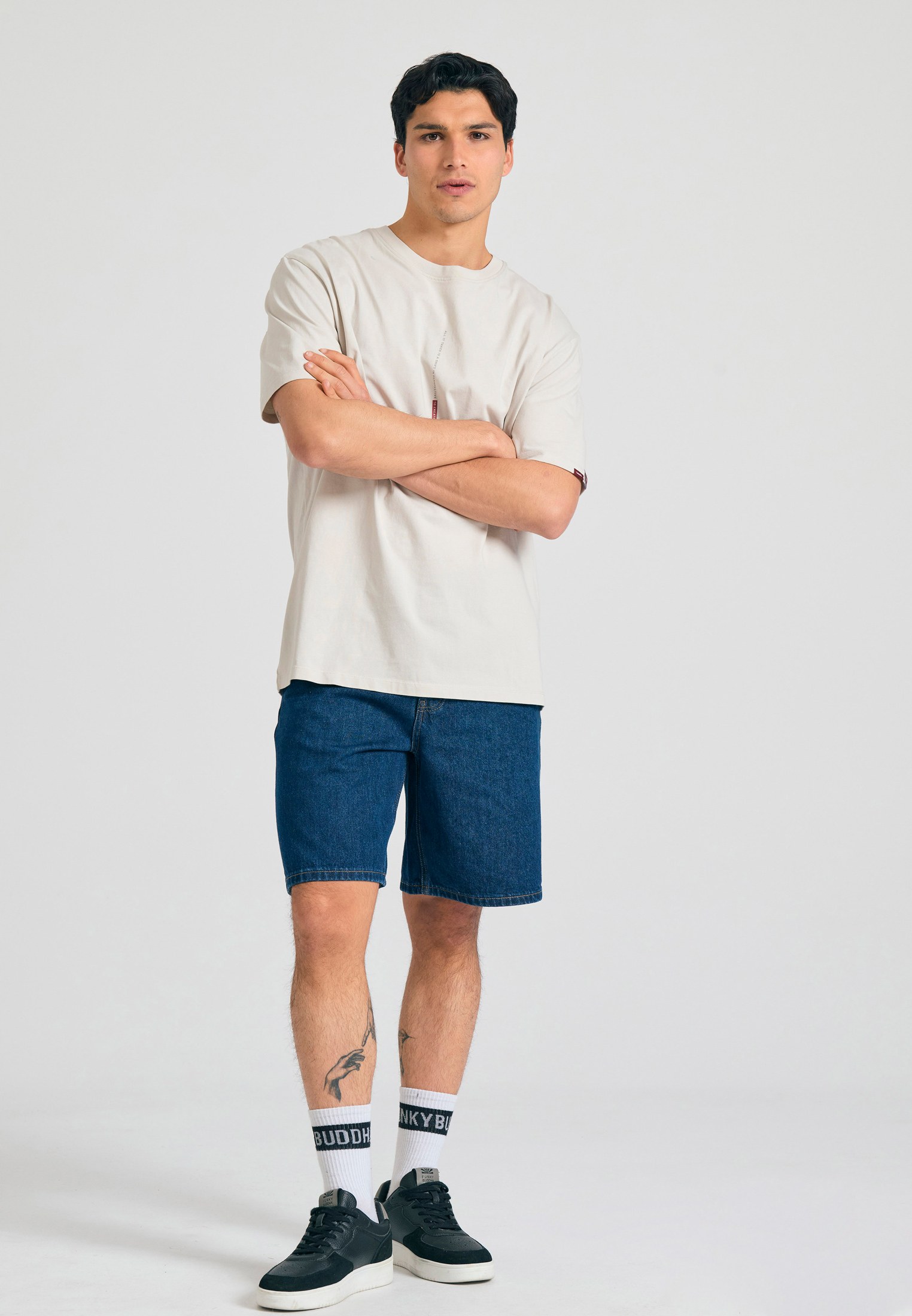 Men's T-Shirts Funky Buddha Beige