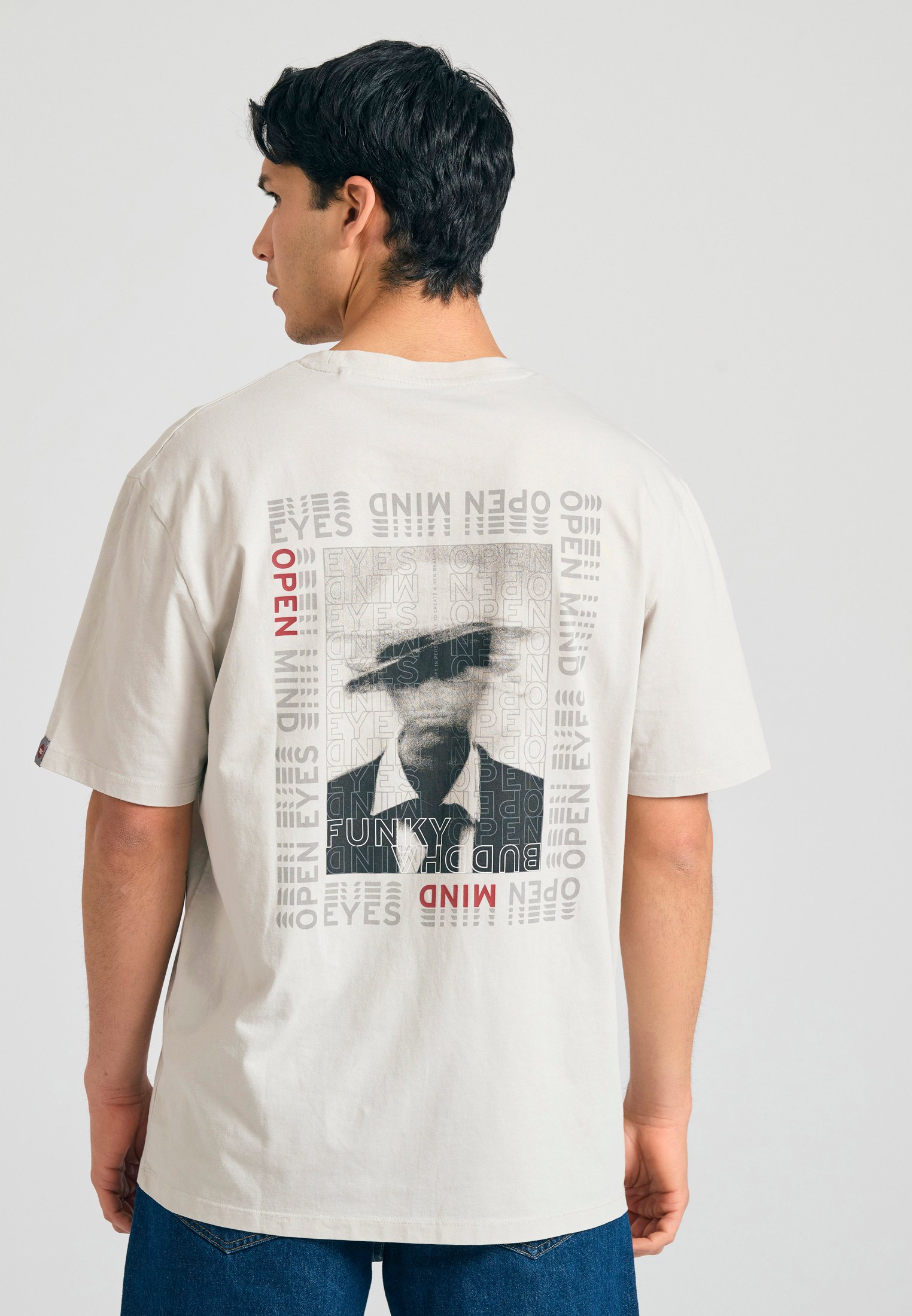 Men's T-Shirts Funky Buddha Beige