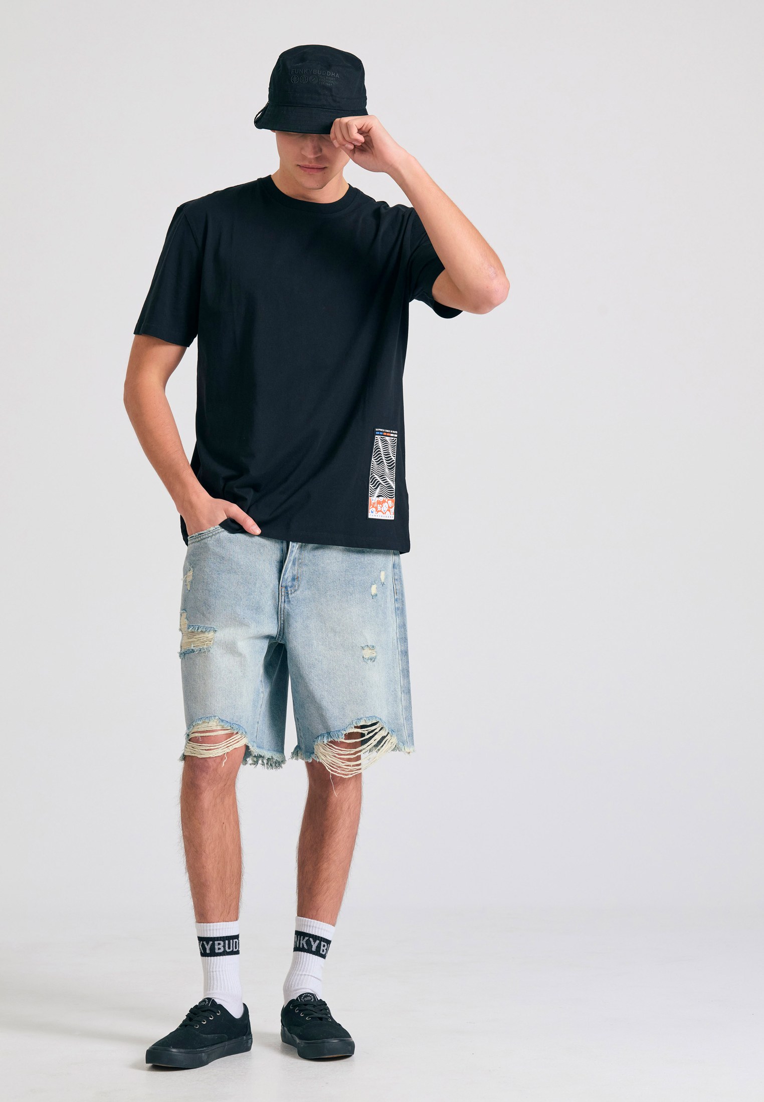 Men's T-Shirts Funky Buddha Black