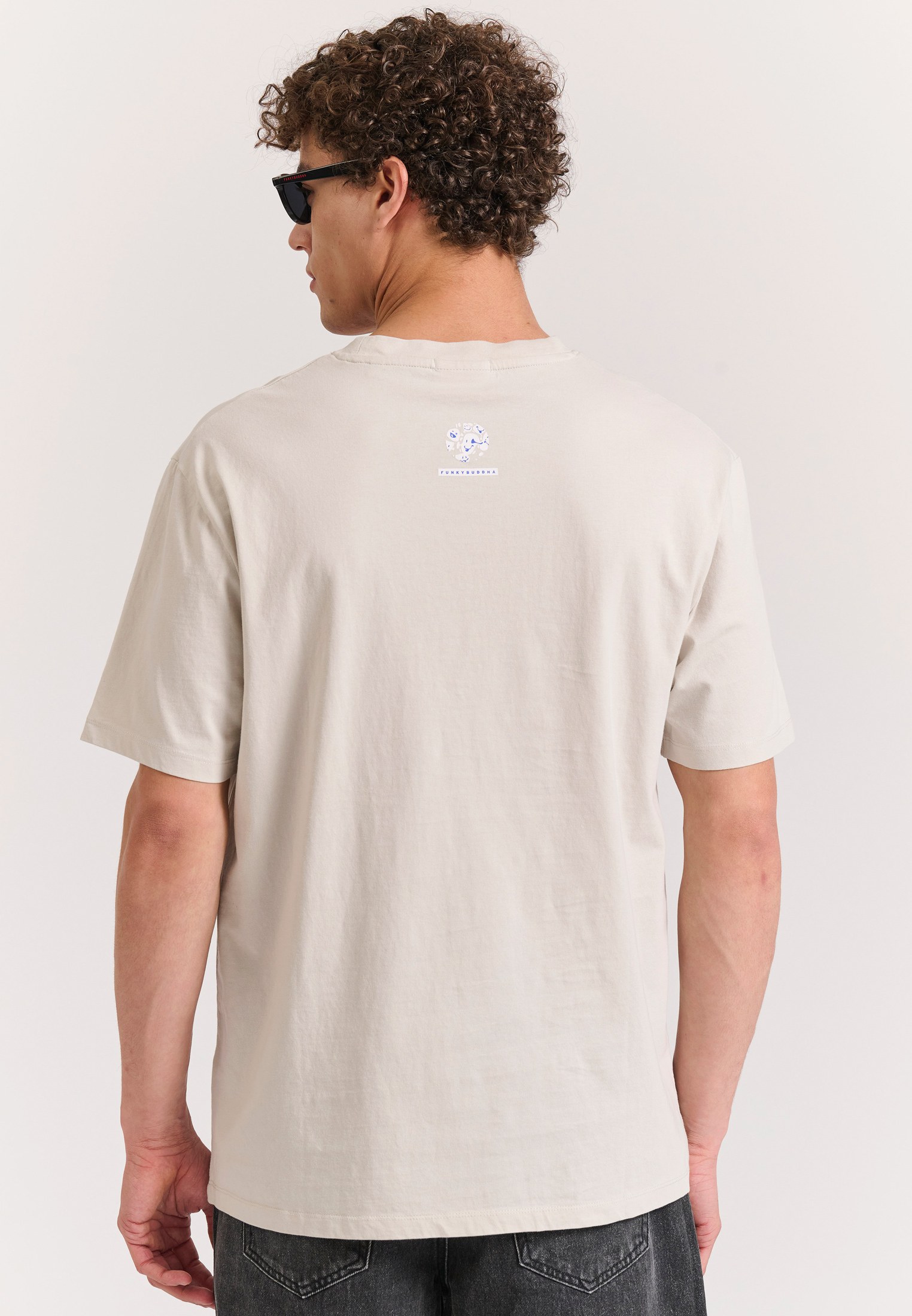 Men's T-Shirts Funky Buddha Beige
