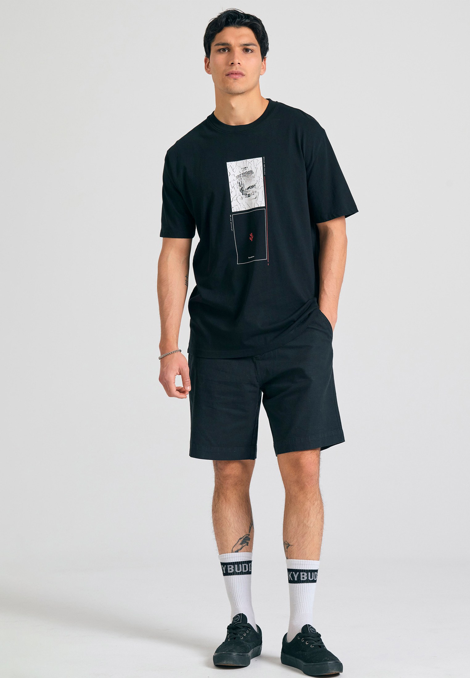 Men's Shirts Funky Buddha Black