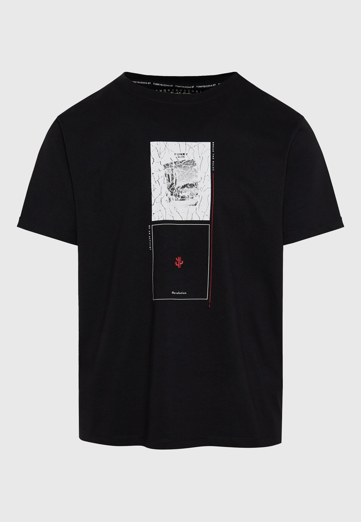 Men's Shirts Funky Buddha Black