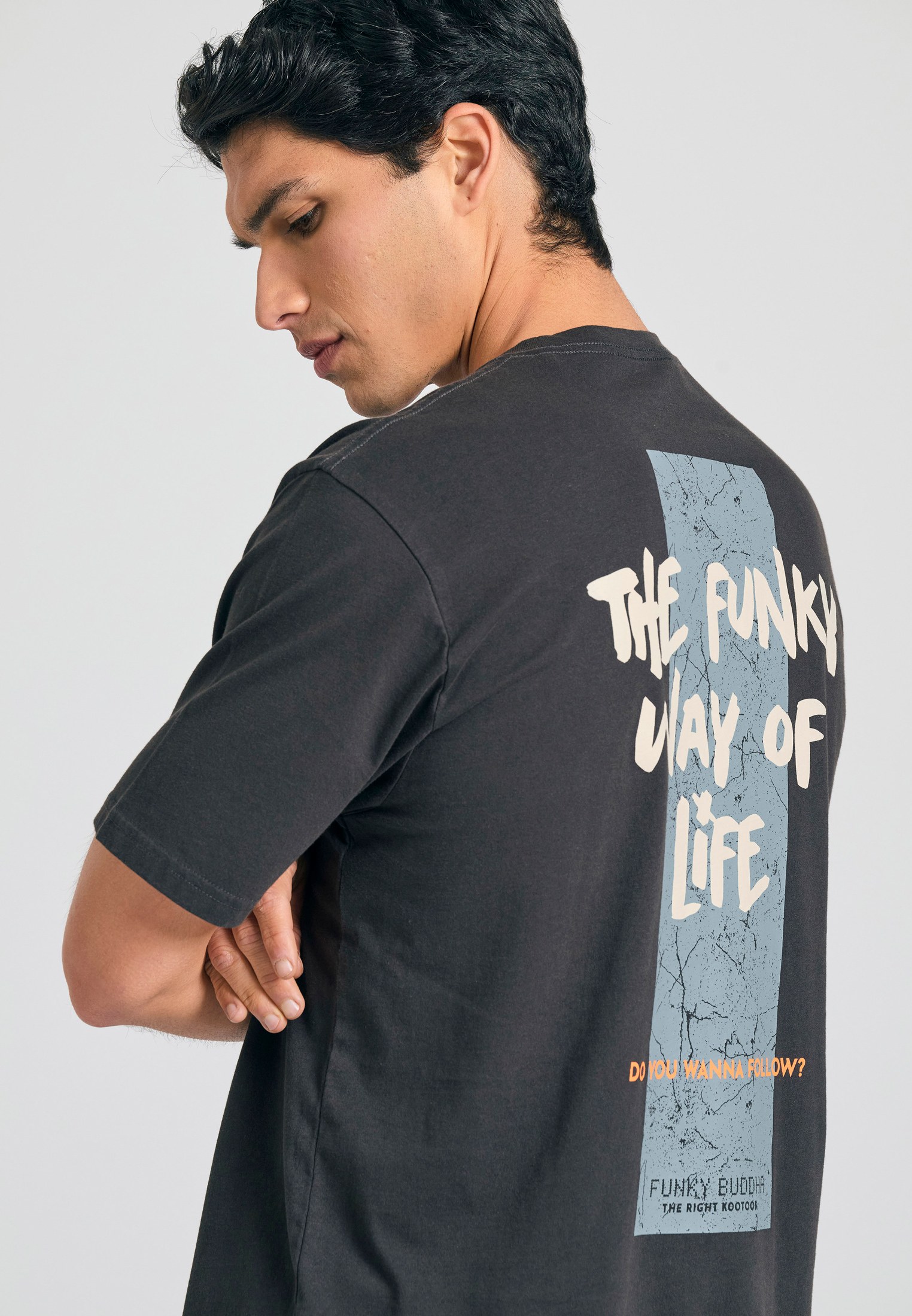 Men's Shirts Funky Buddha Gray