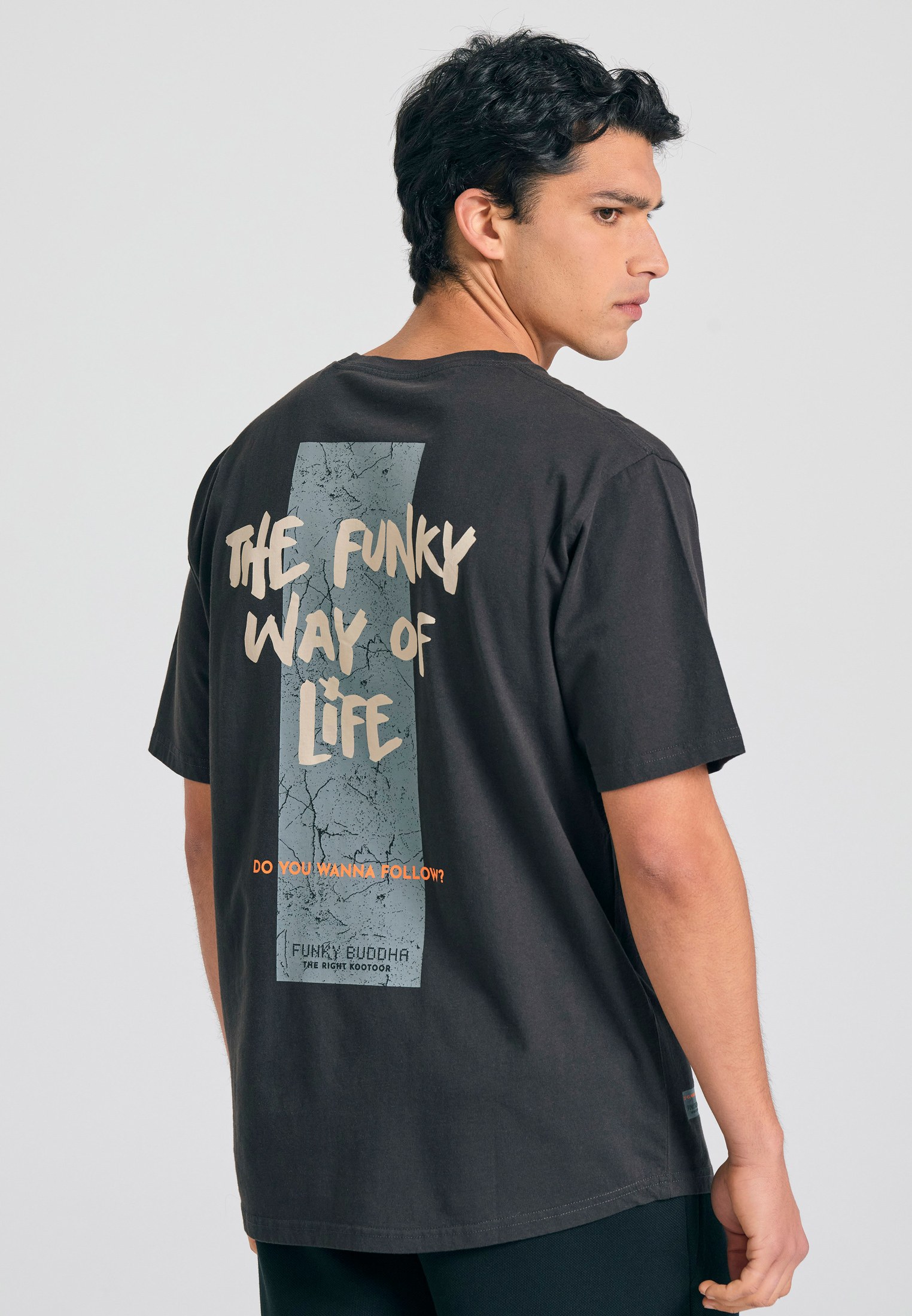 Men's Shirts Funky Buddha Gray