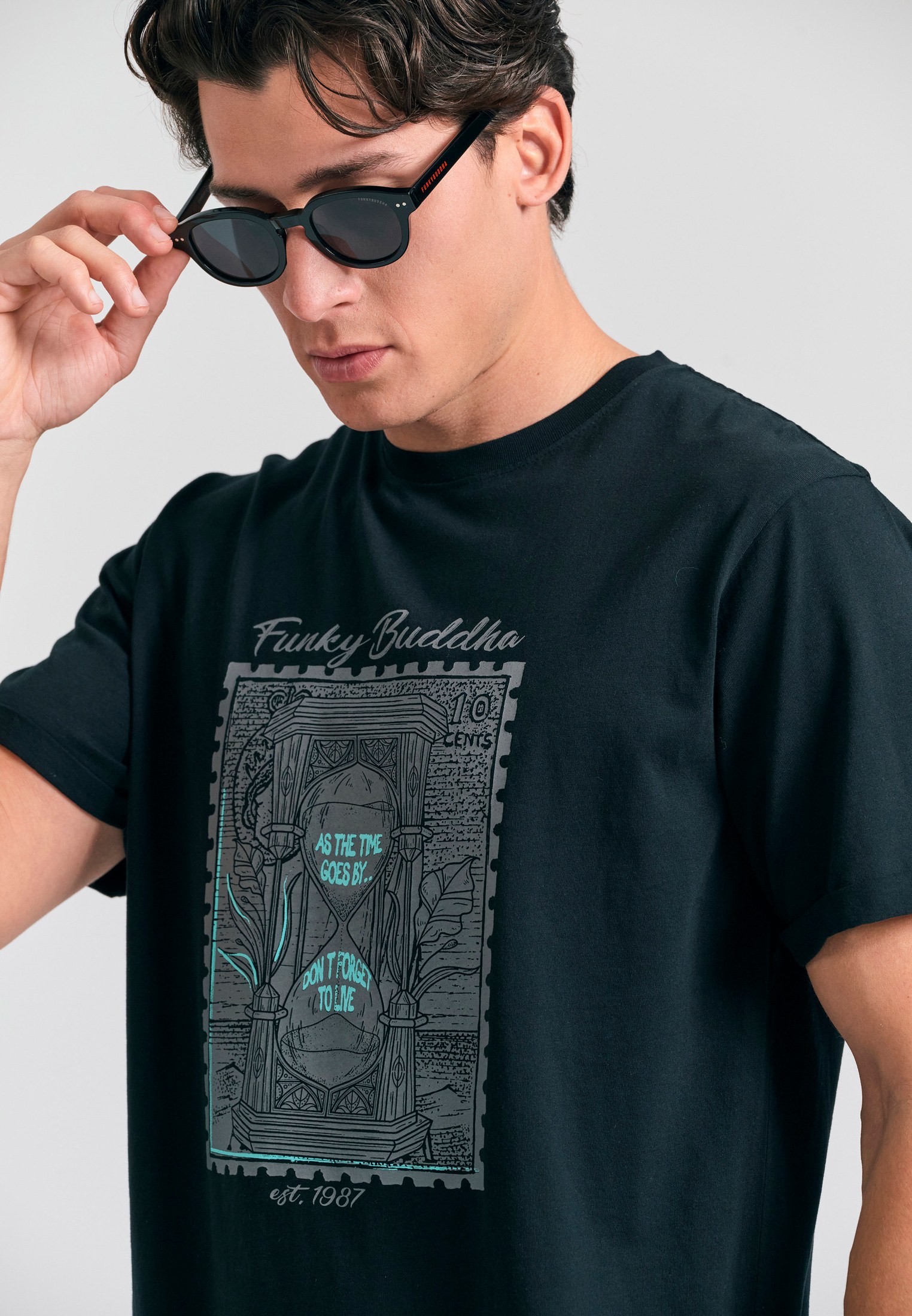 Men's T-Shirts Funky Buddha Black