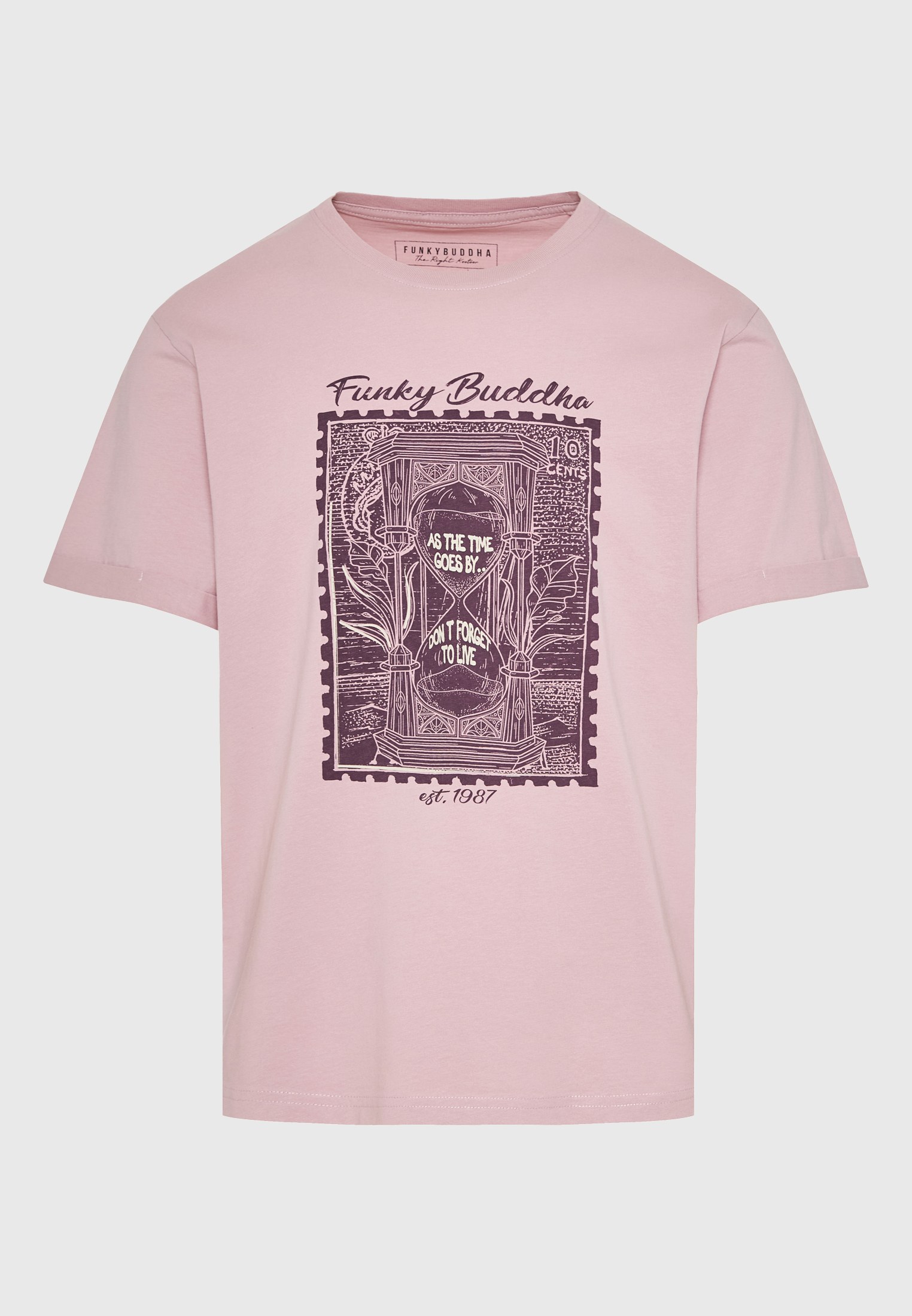 Men's T-Shirts Funky Buddha Purple