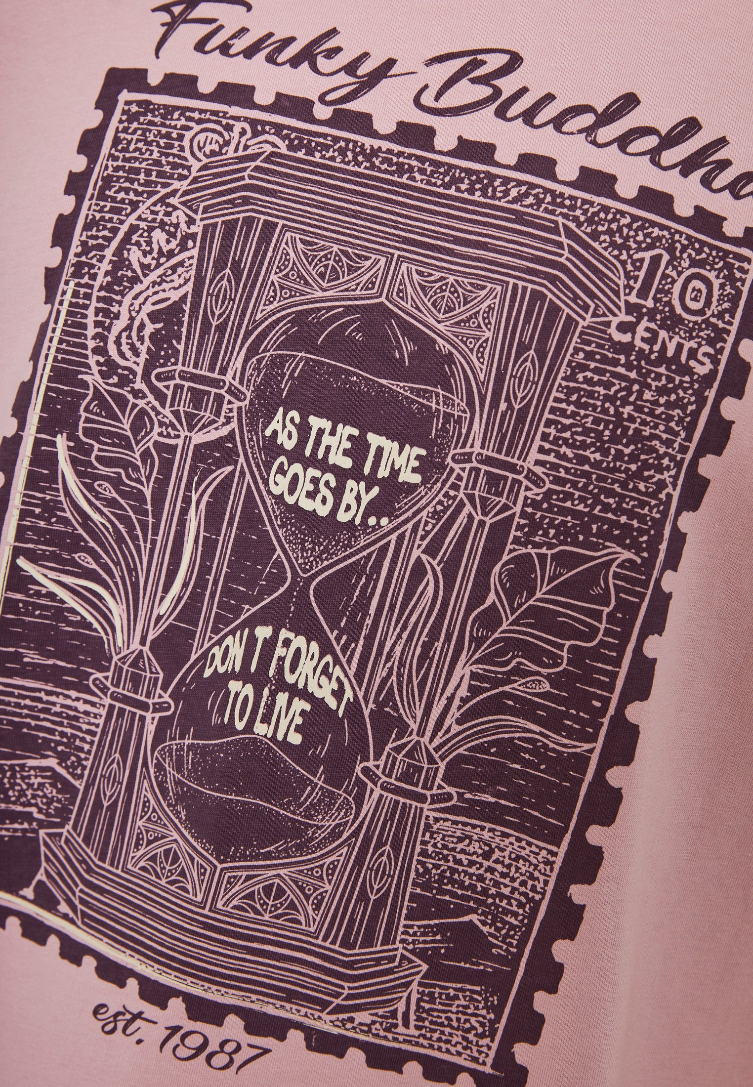 Men's T-Shirts Funky Buddha Purple