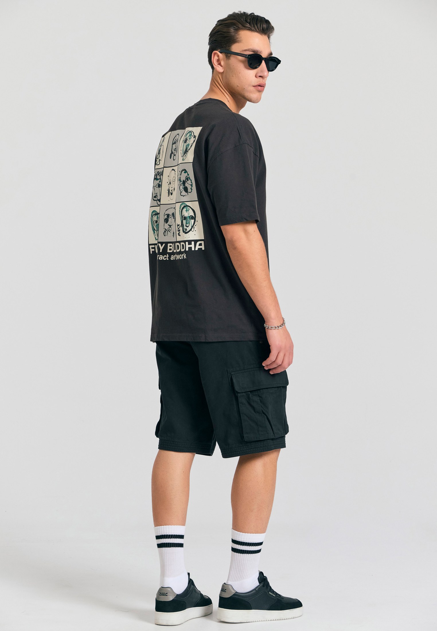 Men's T-Shirts Funky Buddha Gray