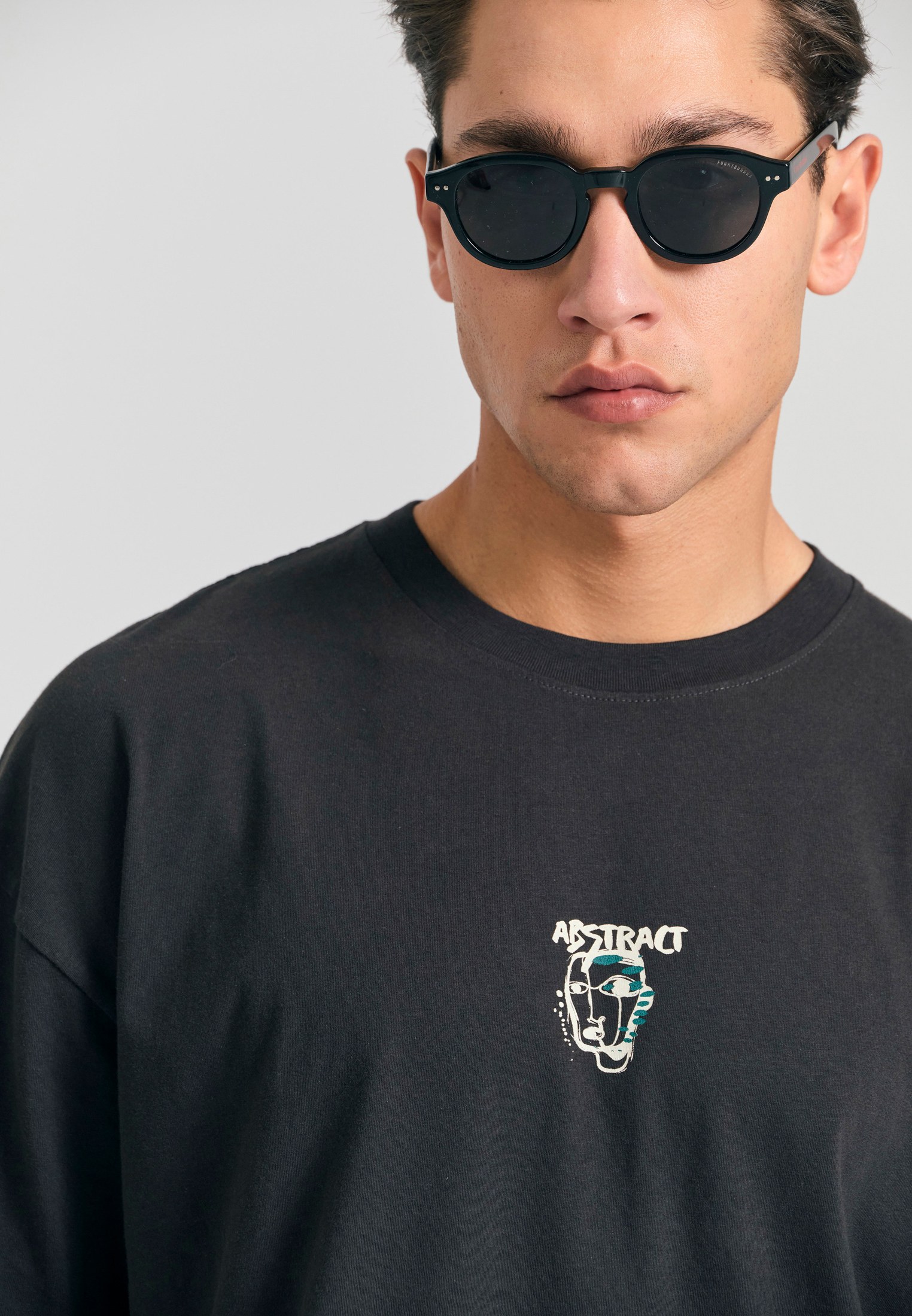 Men's T-Shirts Funky Buddha Gray