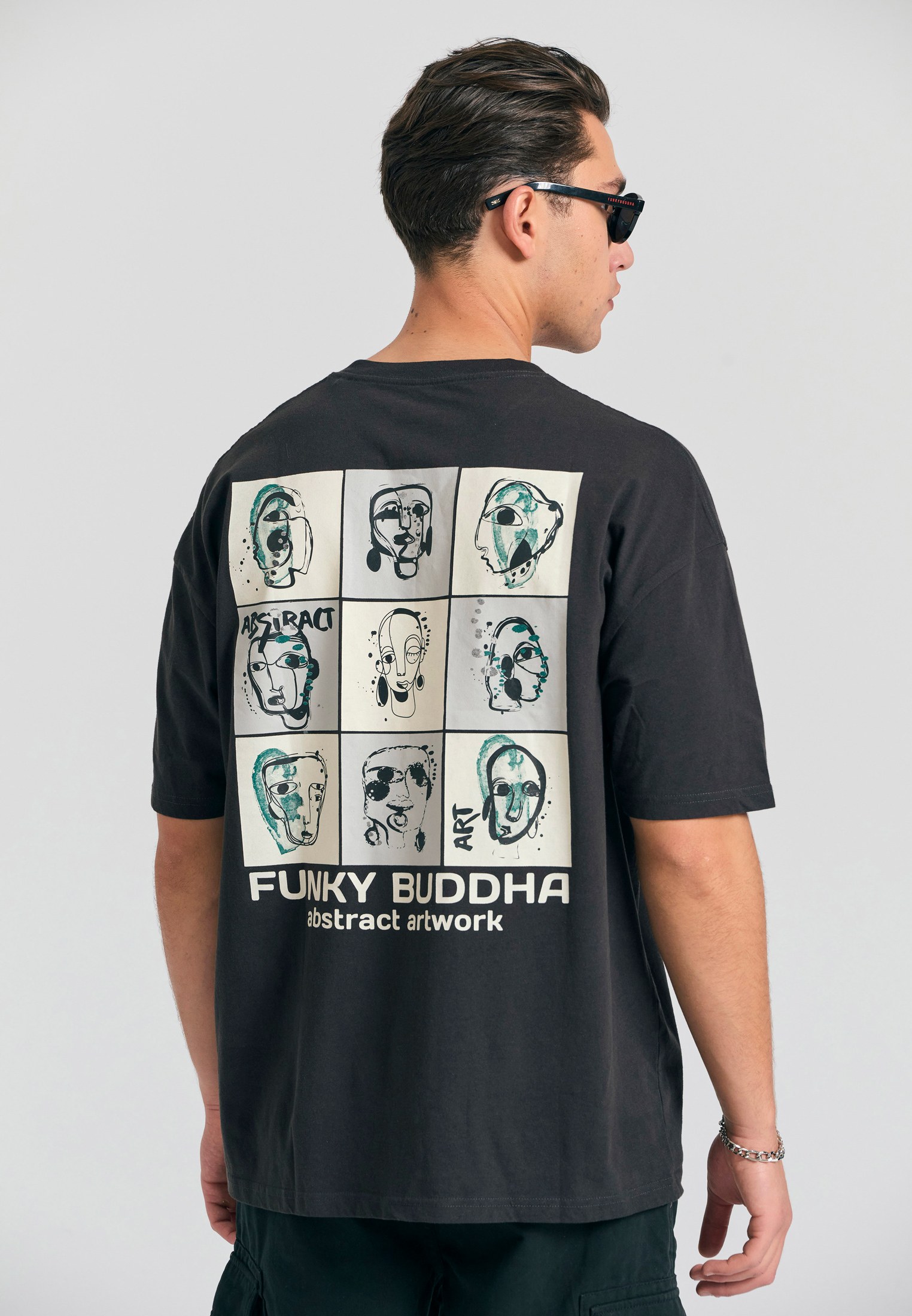 Men's T-Shirts Funky Buddha Gray