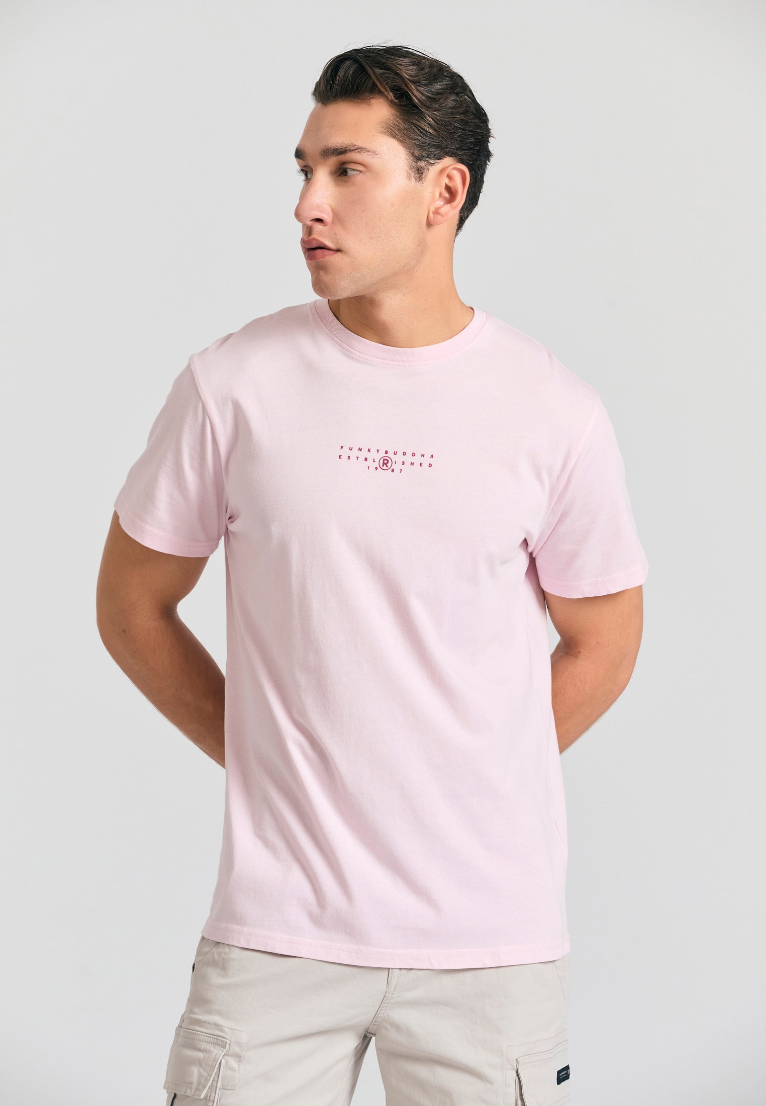 Men's T-Shirts Funky Buddha Pink