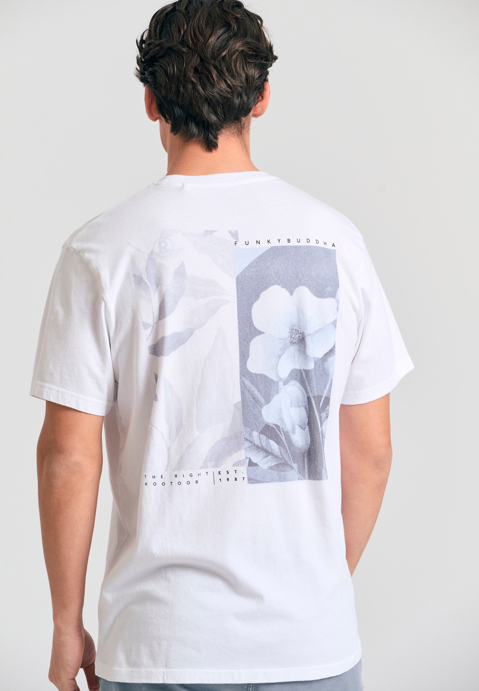 Men's Shirts Funky Buddha White