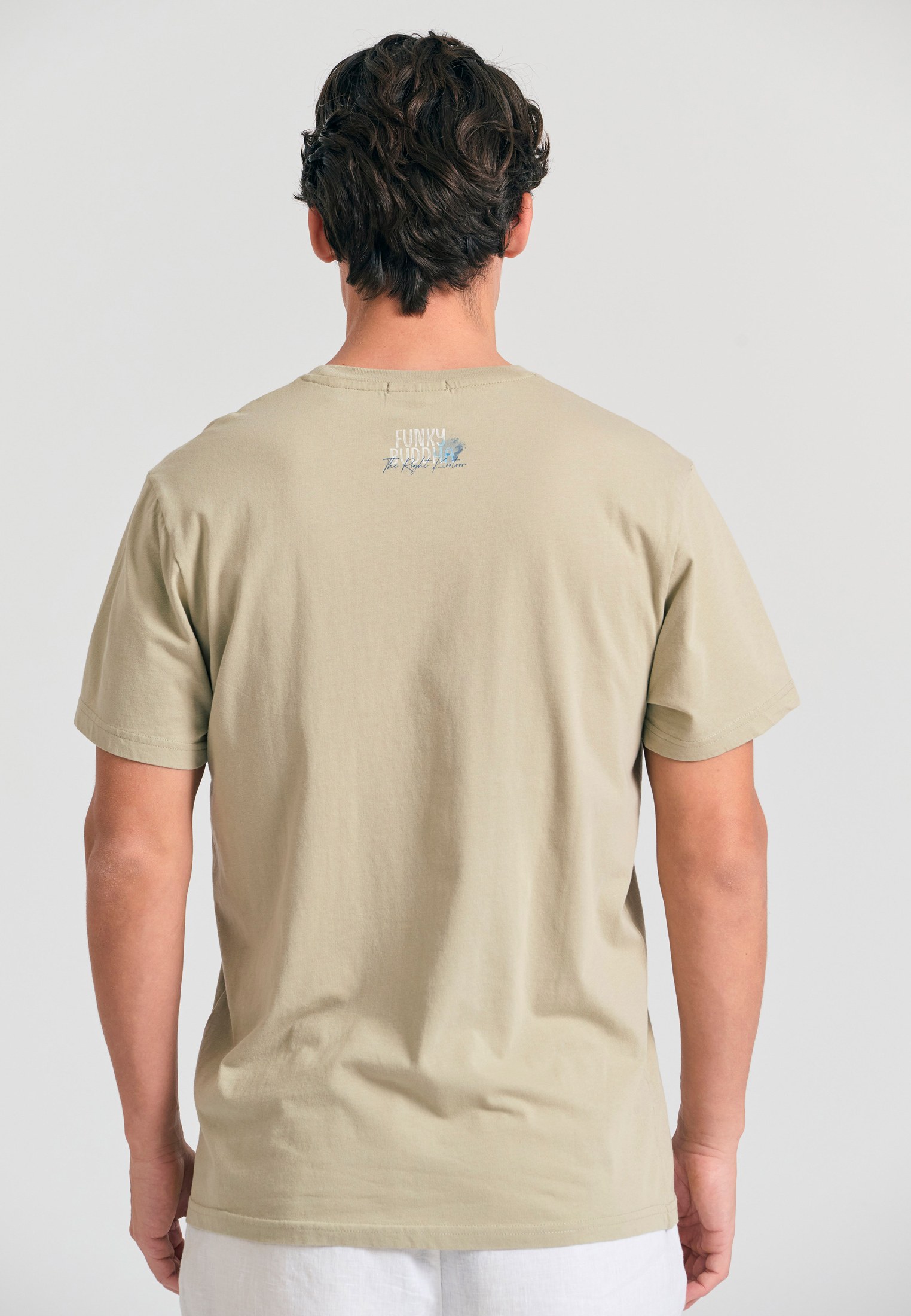 Men's Shirts Funky Buddha Beige