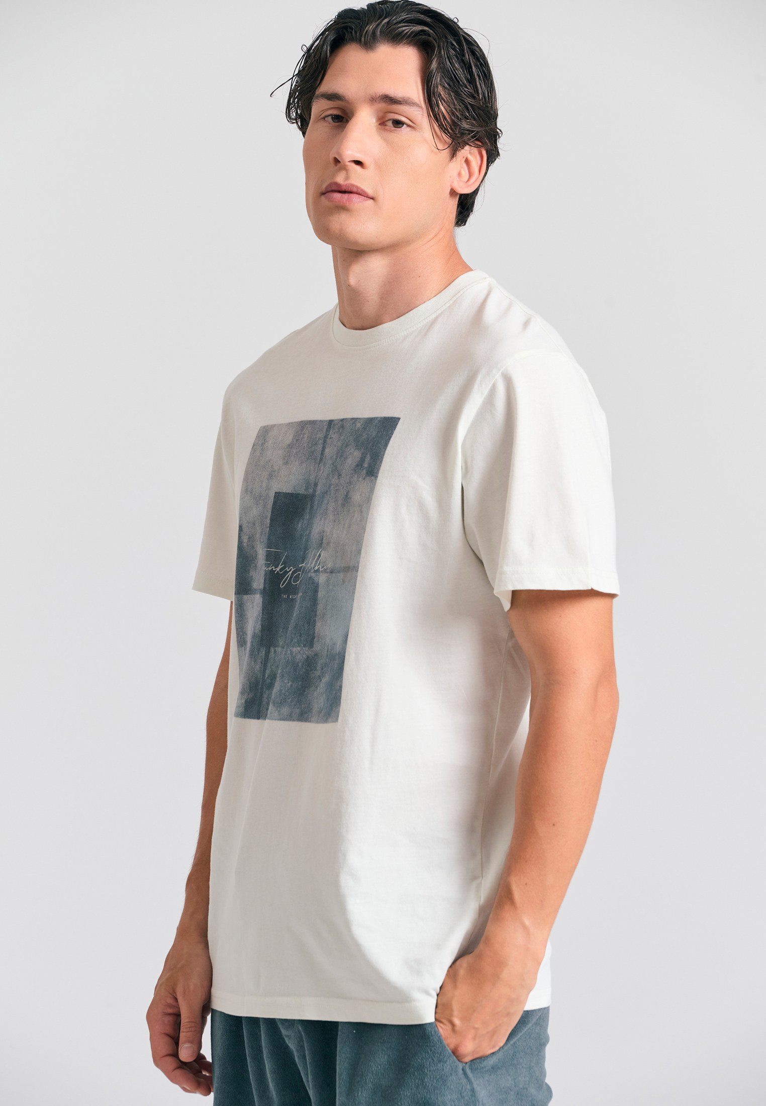 Men's Shirts Funky Buddha Beige