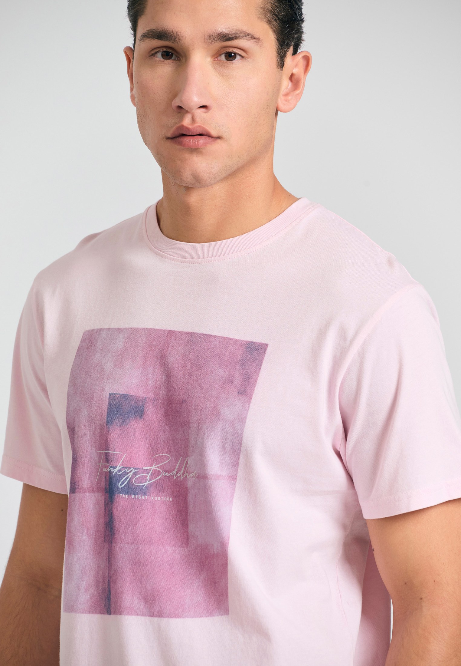 Men's Shirts Funky Buddha Pink