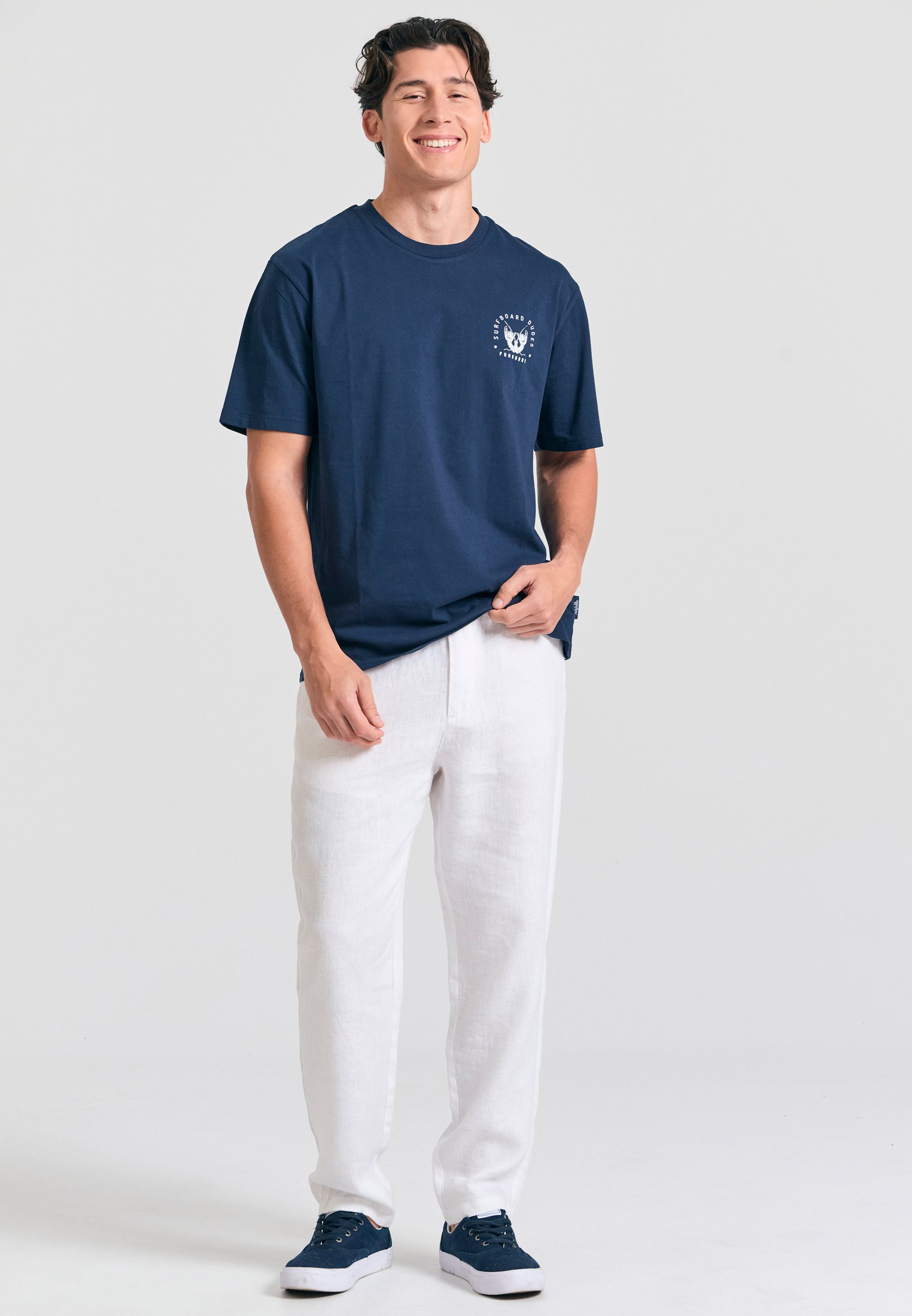 Men's T-Shirts Funky Buddha Navy