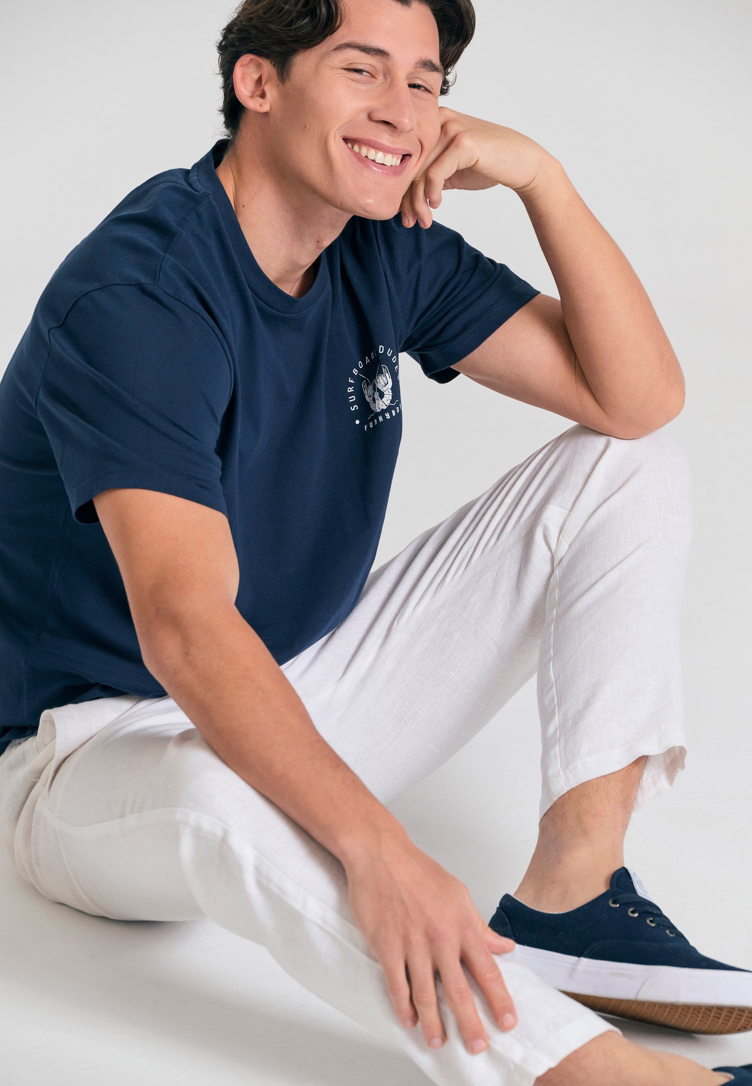 Men's T-Shirts Funky Buddha Navy