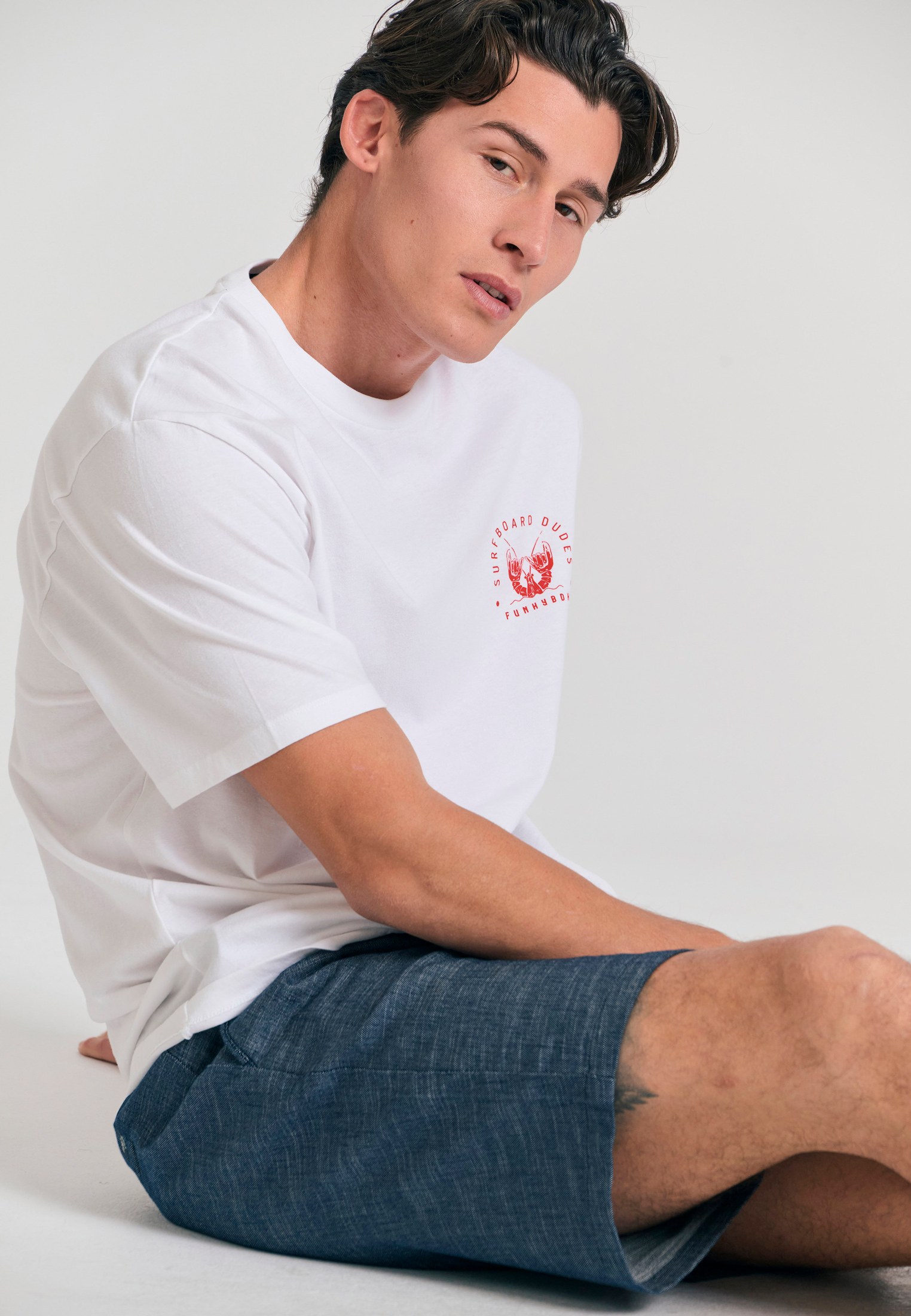 Men's T-Shirts Funky Buddha White