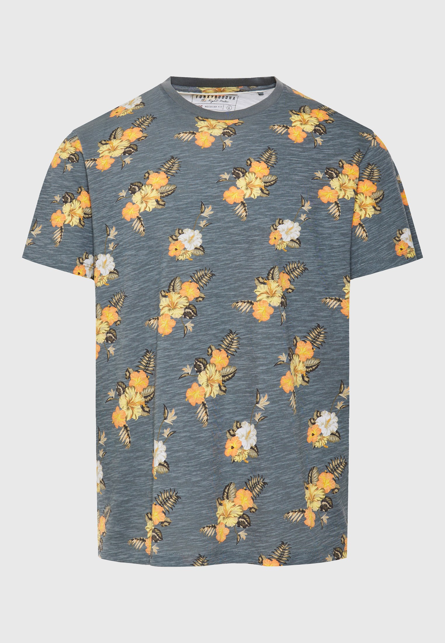 Men's Shirts Funky Buddha Gray