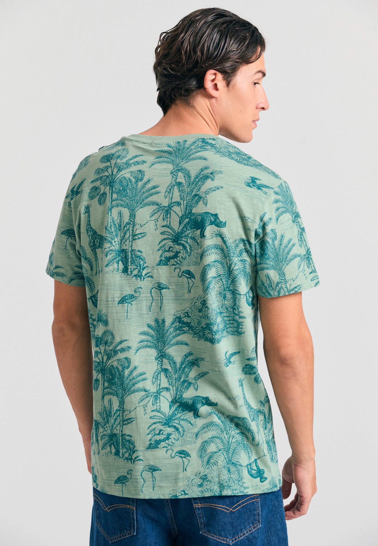 Men's Shirts Funky Buddha Green