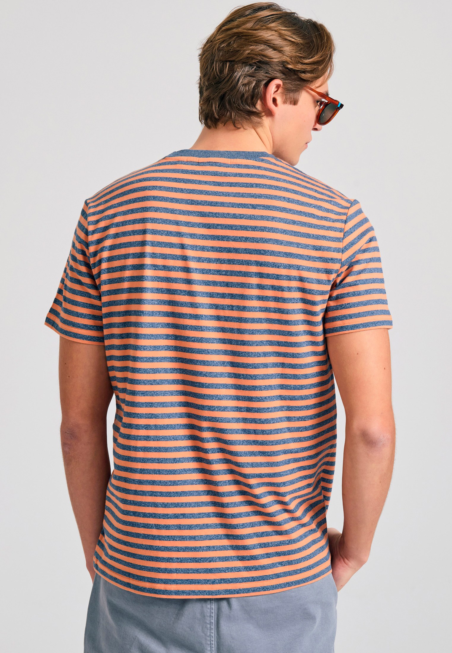 Yarn dyed t-shirt με ρίγες φωτογραφία