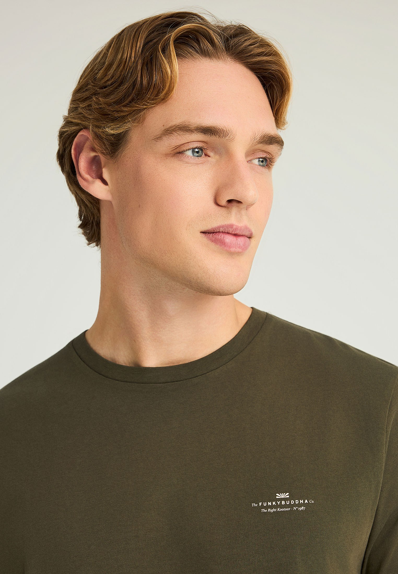 Men's T-Shirts Funky Buddha Olive