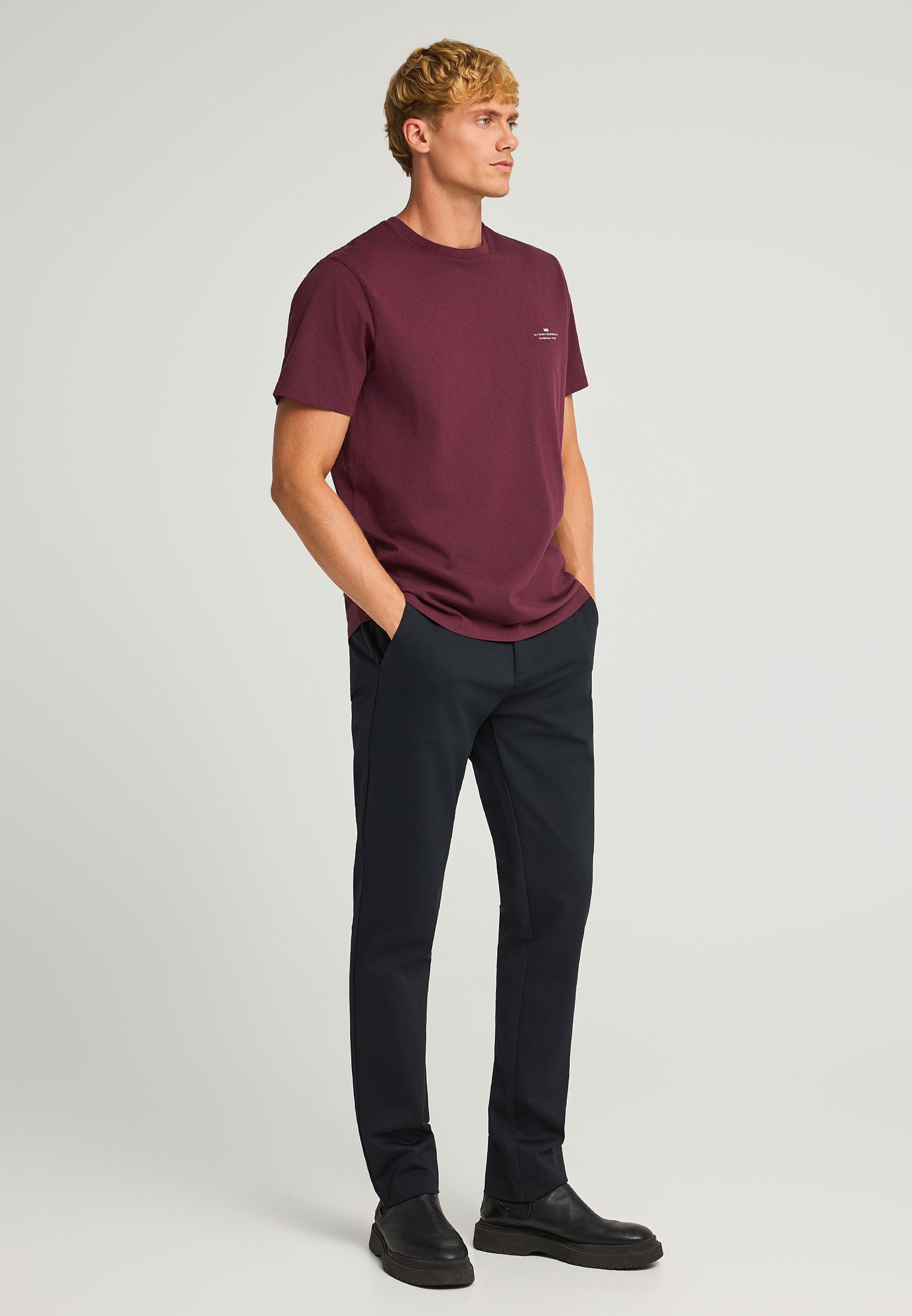 Men's T-Shirts Funky Buddha Bordeaux