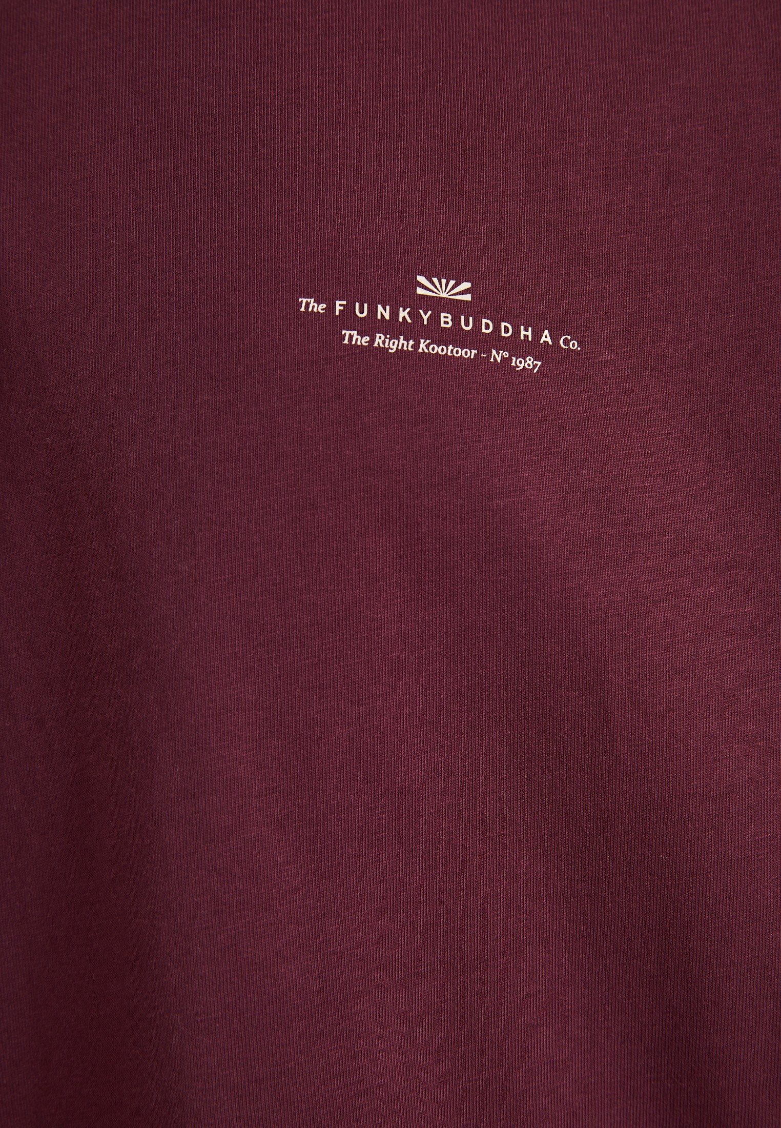 Men's T-Shirts Funky Buddha Bordeaux