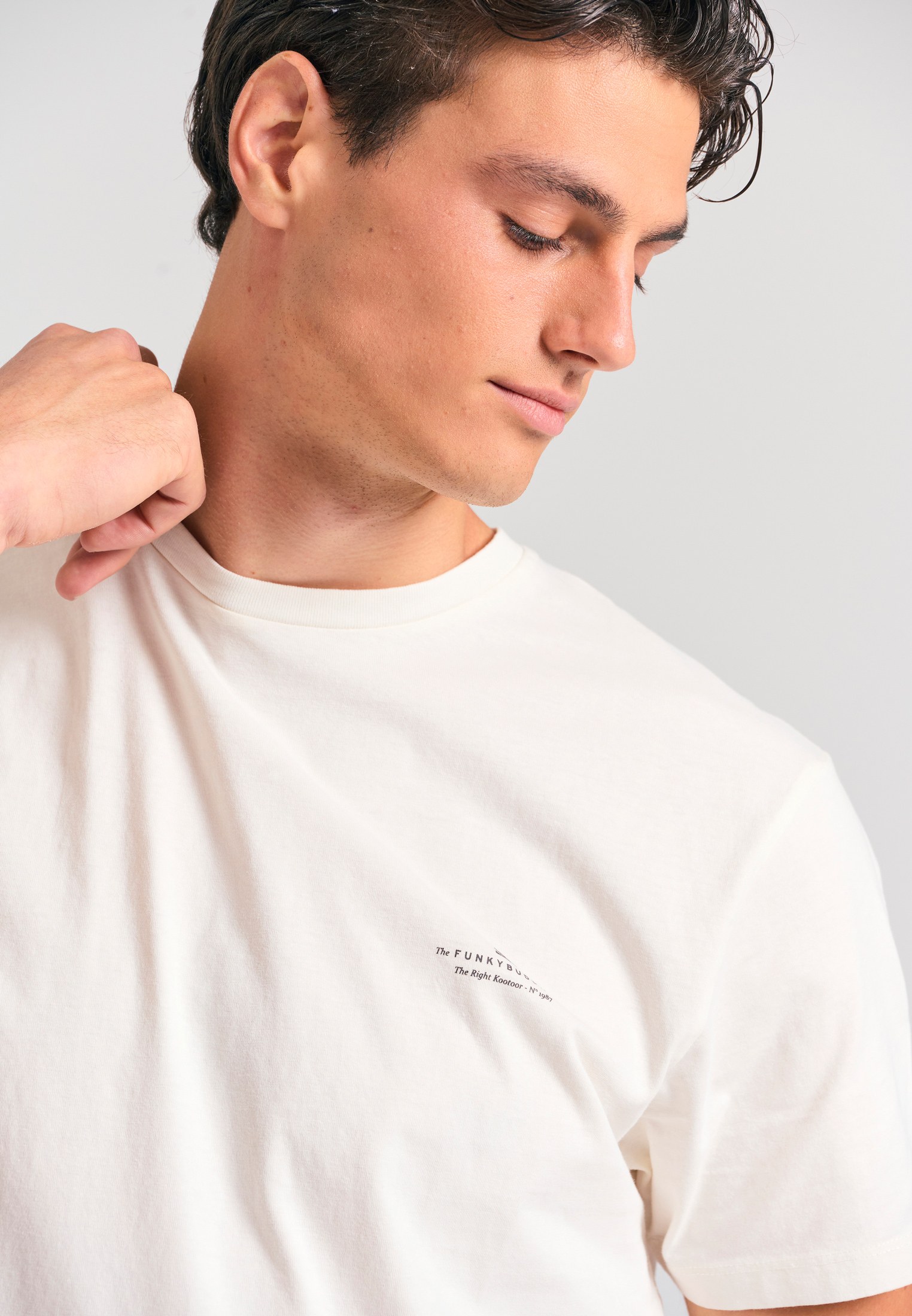 Men's T-Shirts Funky Buddha White