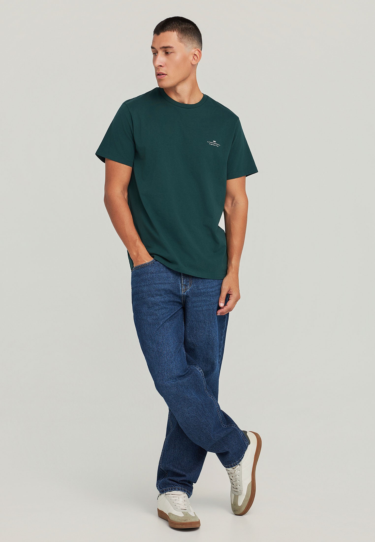 Men's T-Shirts Funky Buddha Green