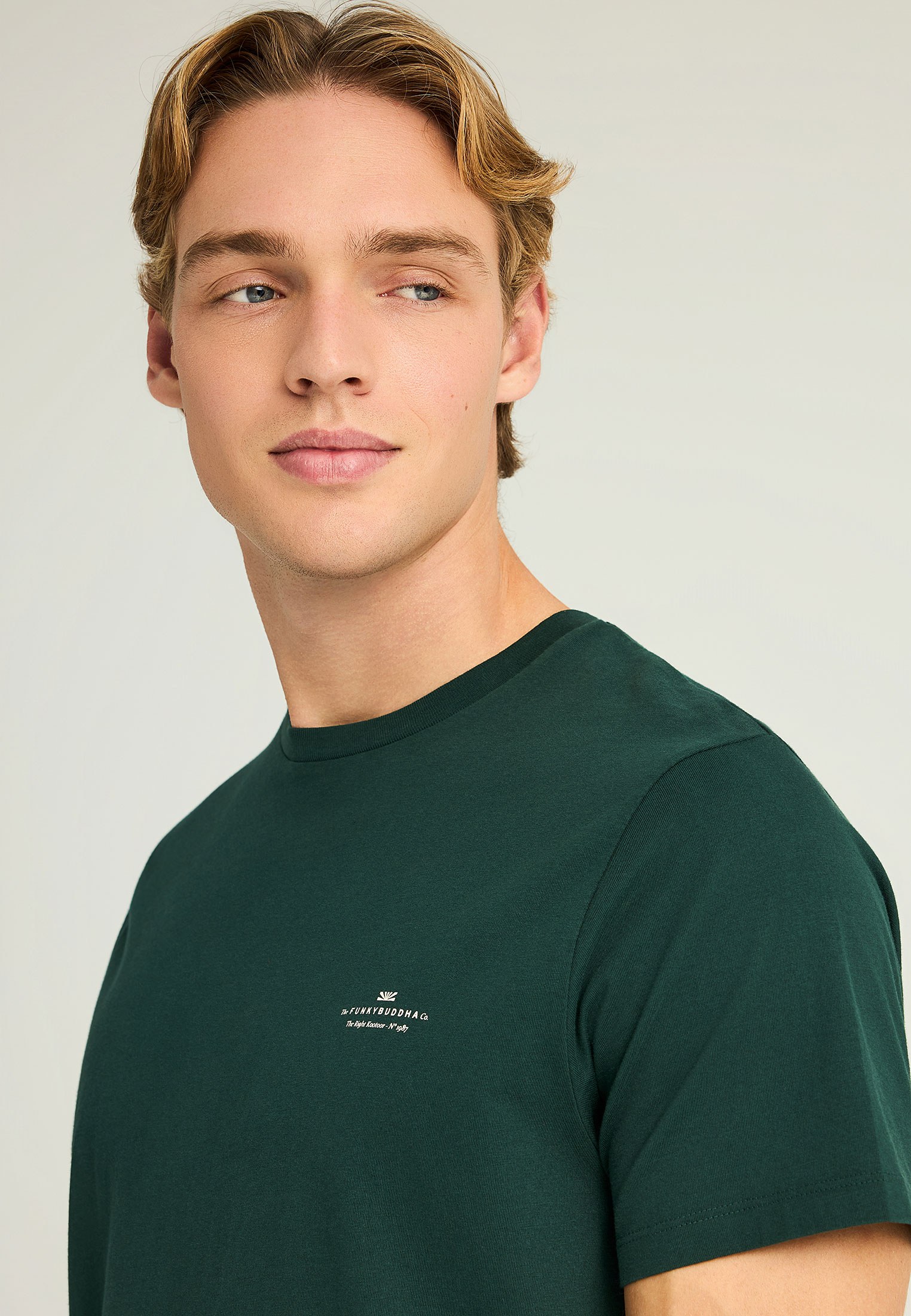 Men's T-Shirts Funky Buddha Green