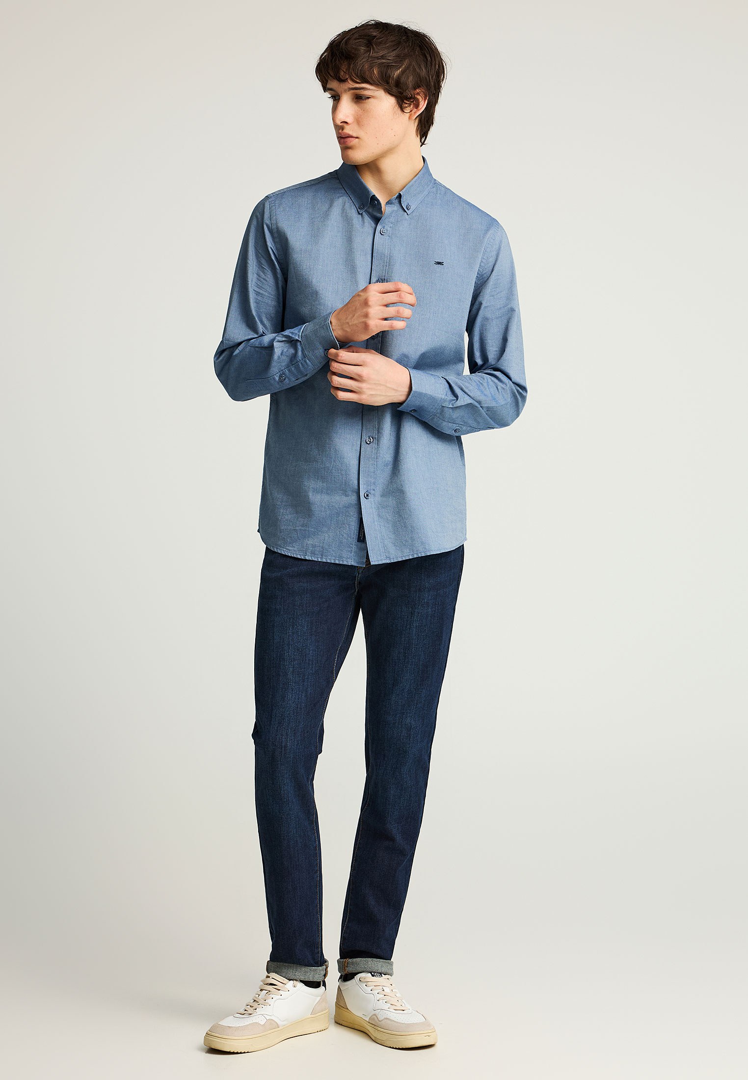 Men's Shirts Funky Buddha Blue