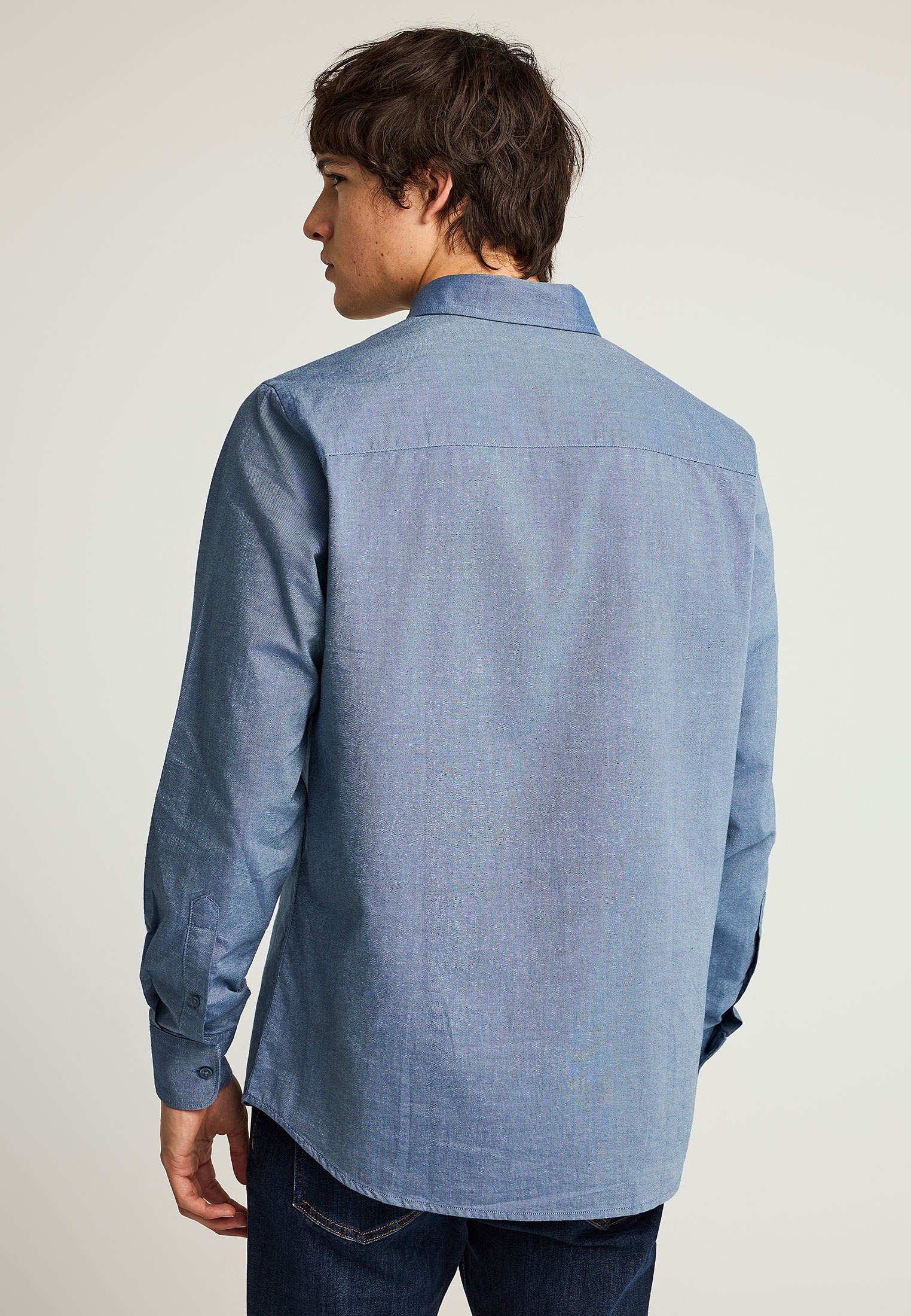 Men's Shirts Funky Buddha Blue