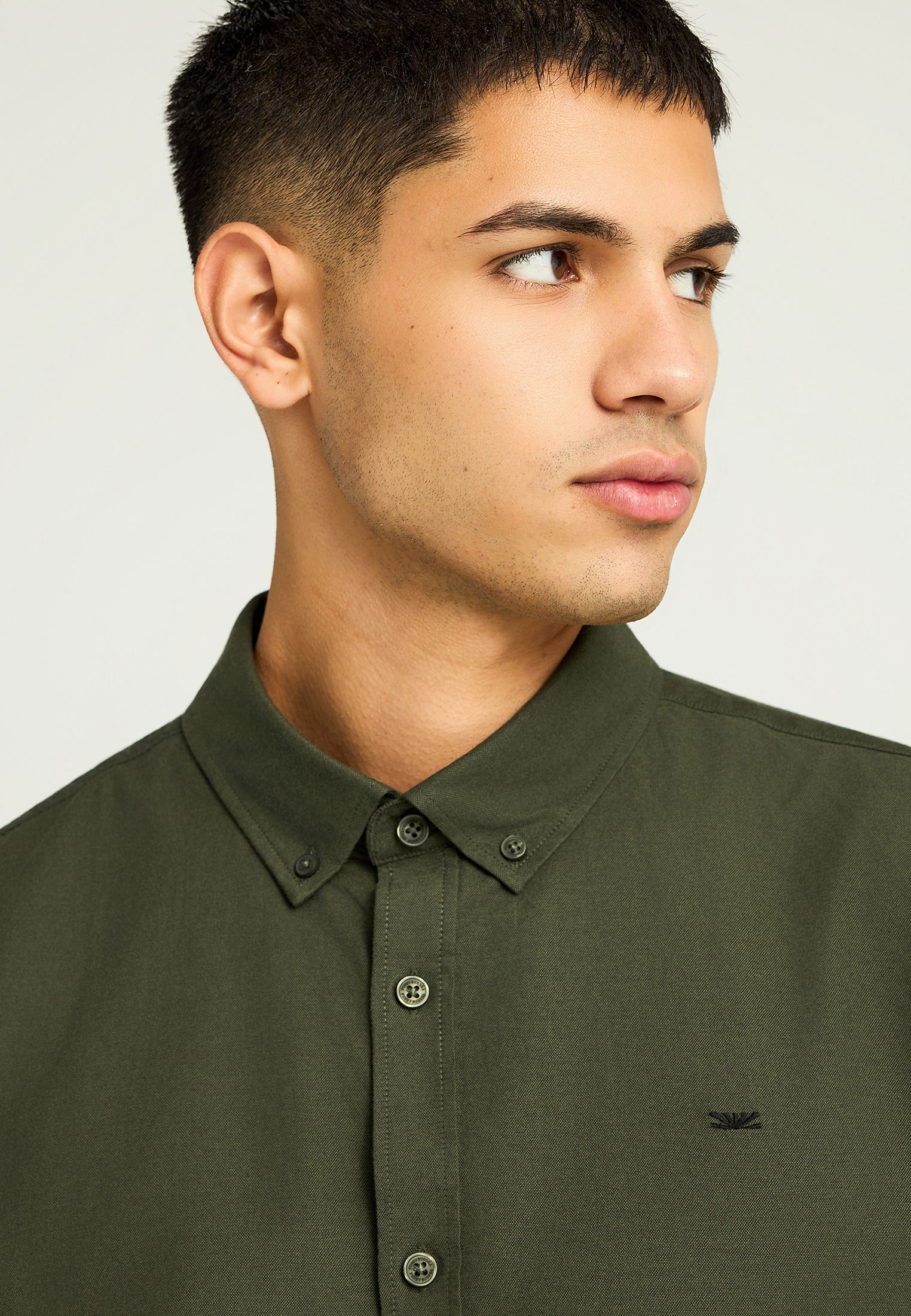 Men's Shirts Funky Buddha Khaki