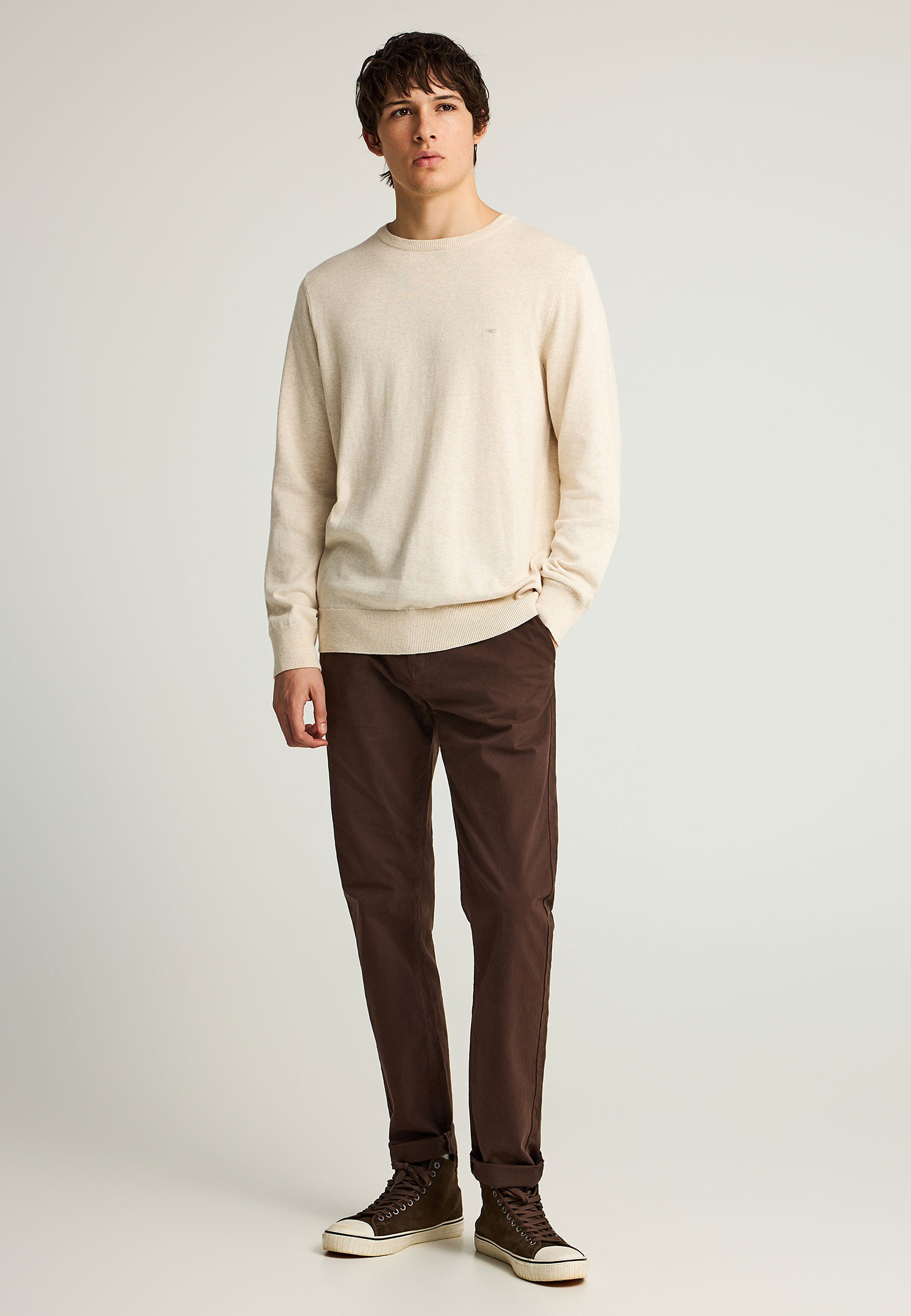 Men's Knitwear Funky Buddha White