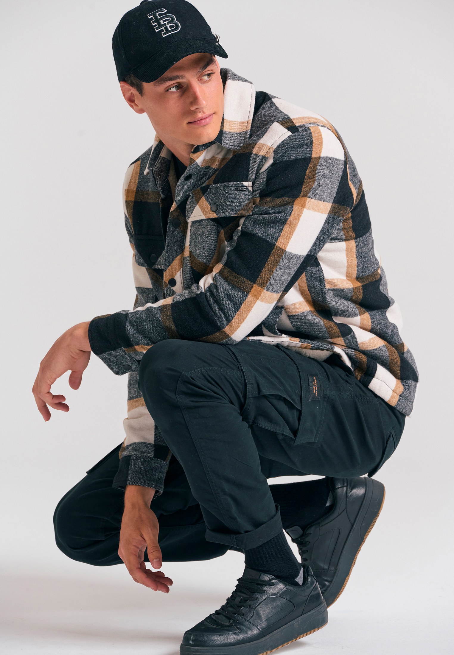 Ανδρικό comfort cargo παντελόνι - The essentials φωτογραφία