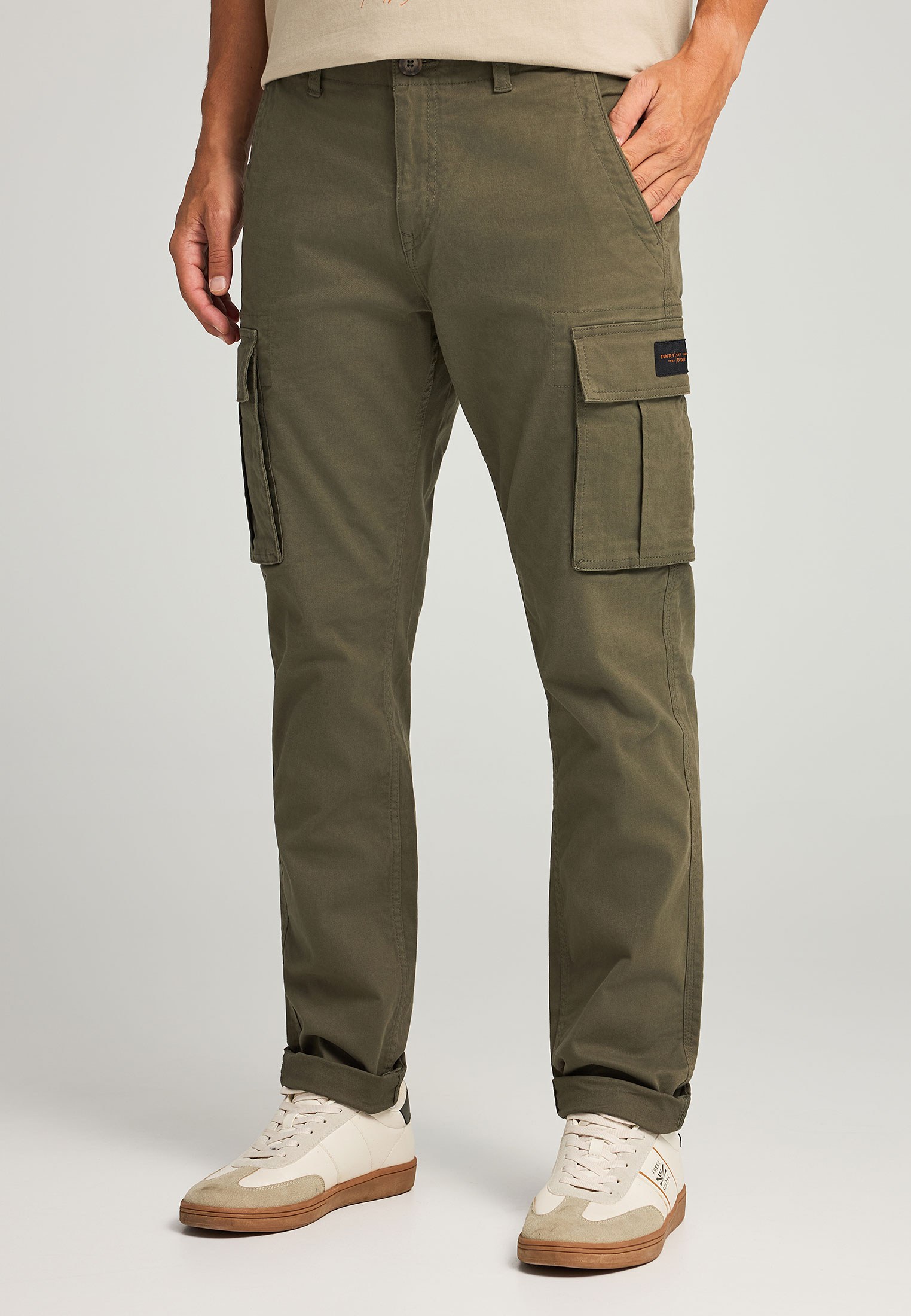 Men's Trousers Funky Buddha Olive
