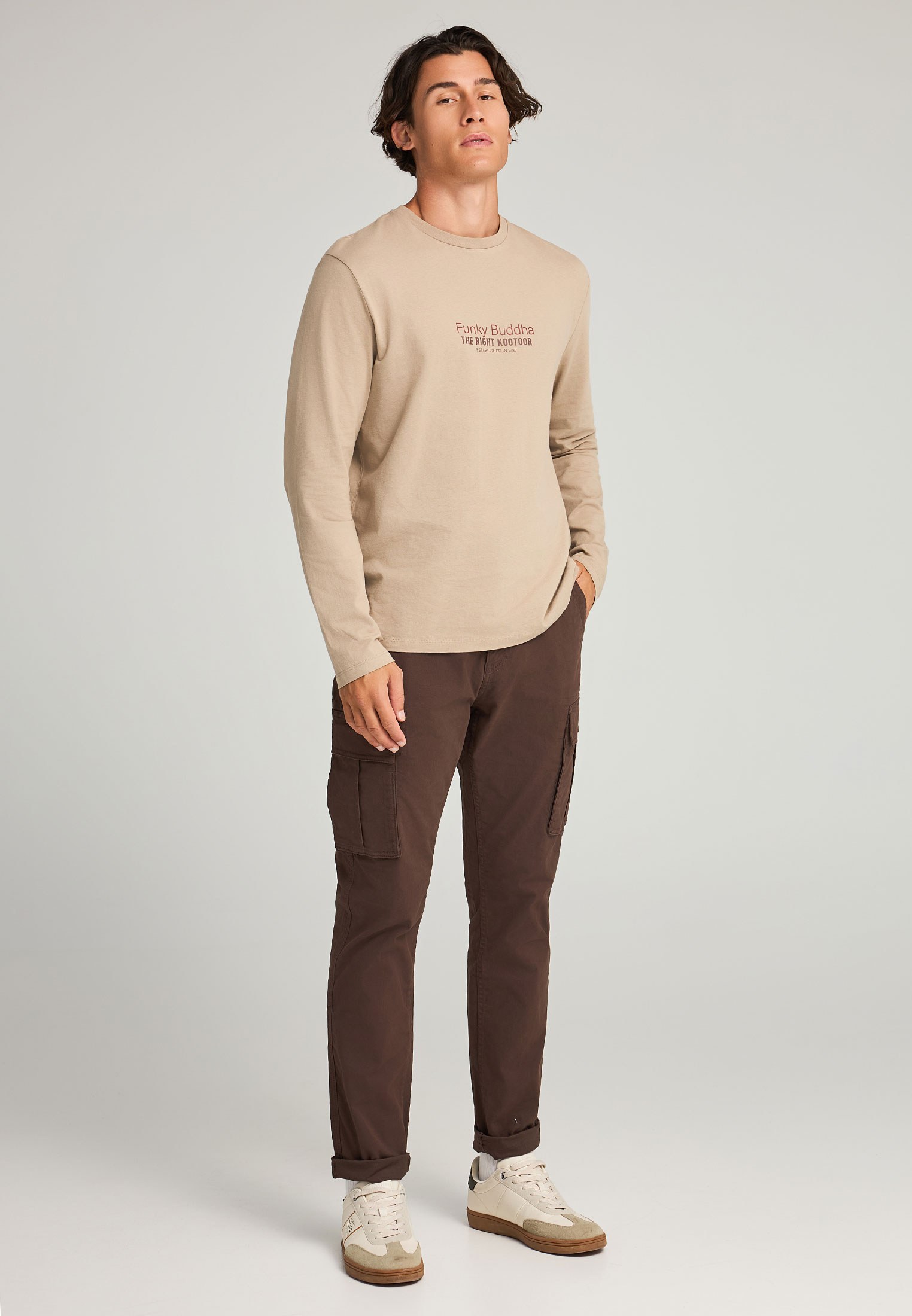 Ανδρικό comfort cargo παντελόνι - The essentials φωτογραφία