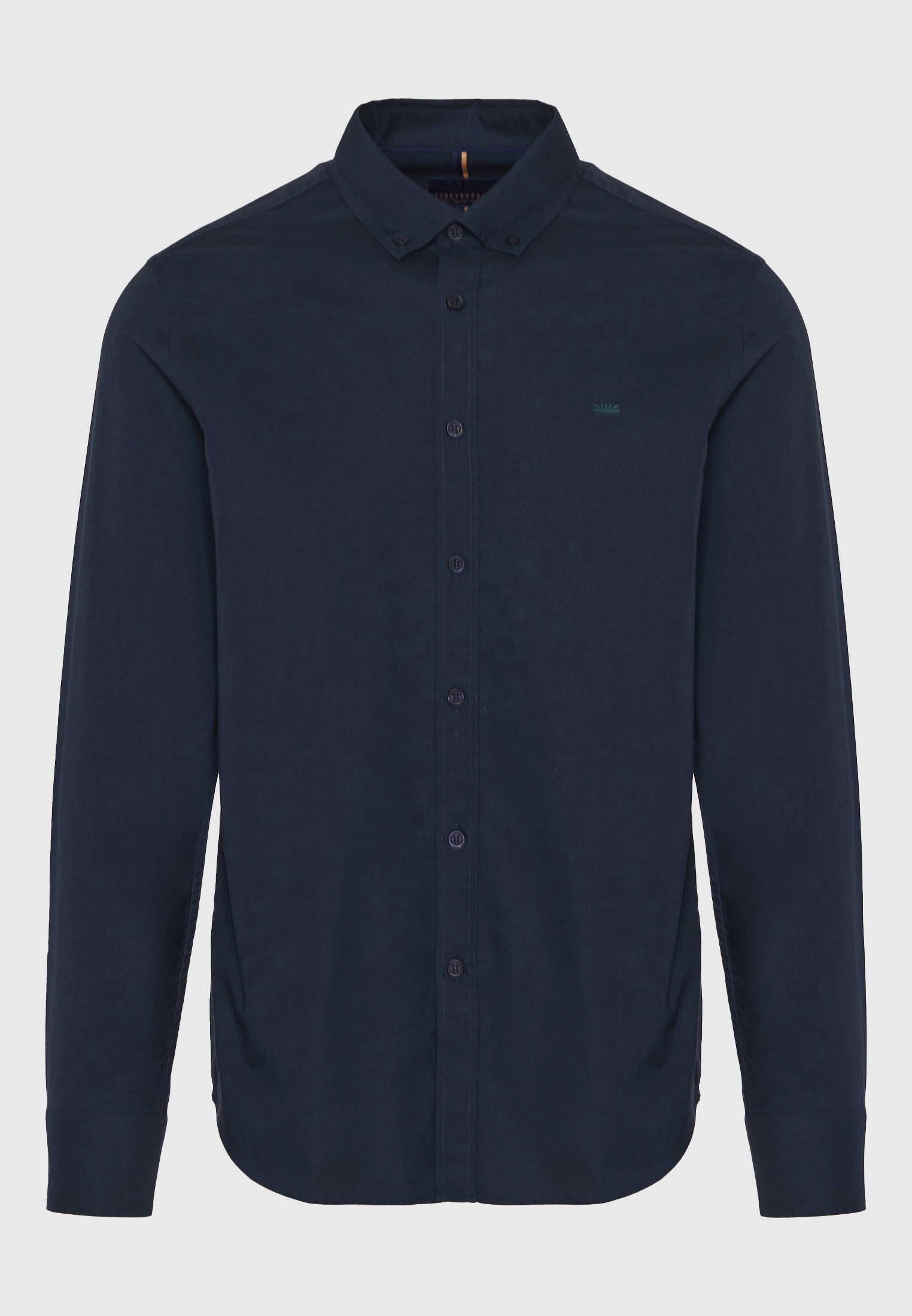 Ανδρικό oxford βαμβακερό πουκάμισο με κεντημένο logo - The essentials