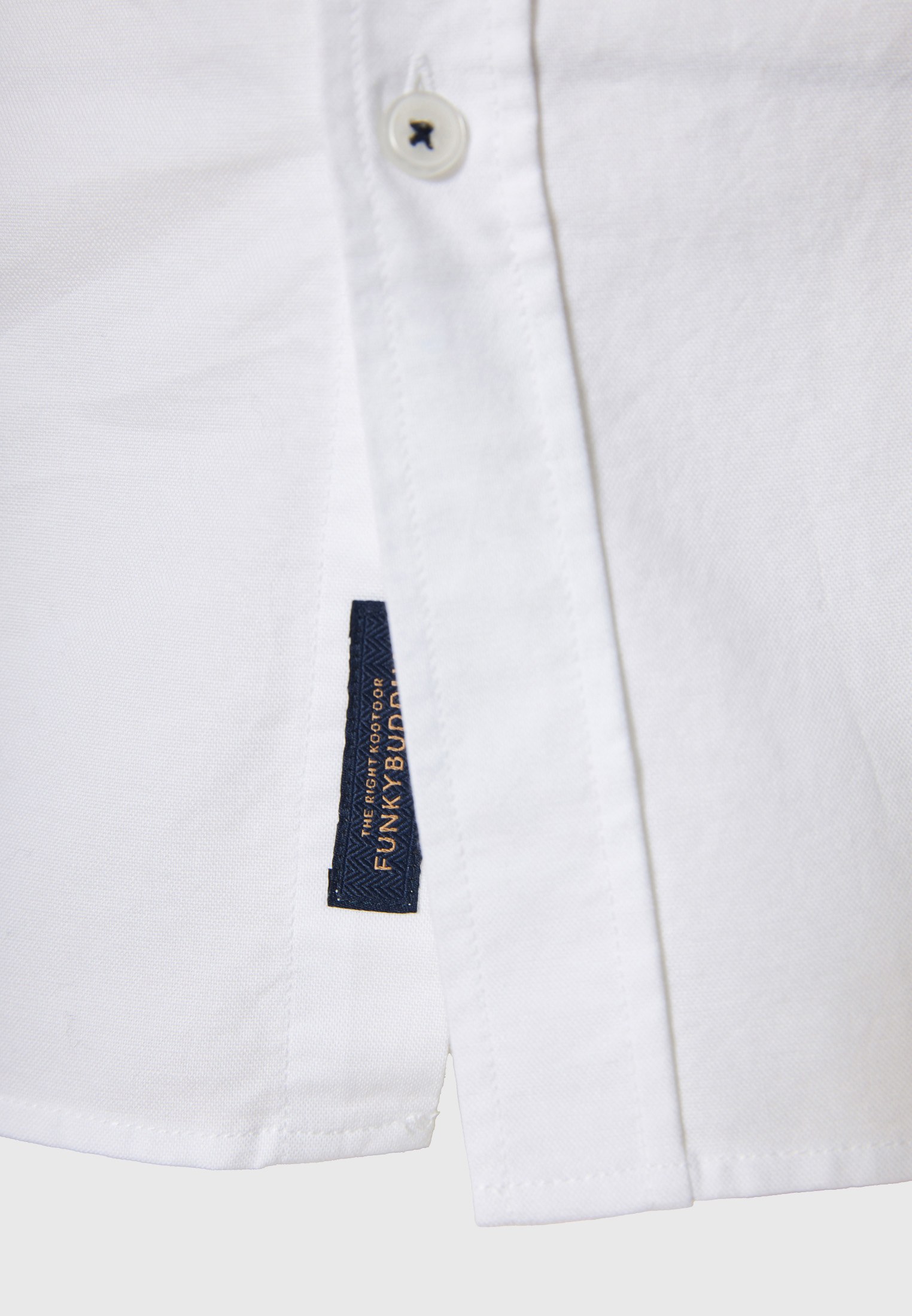 Men's Shirts Funky Buddha White