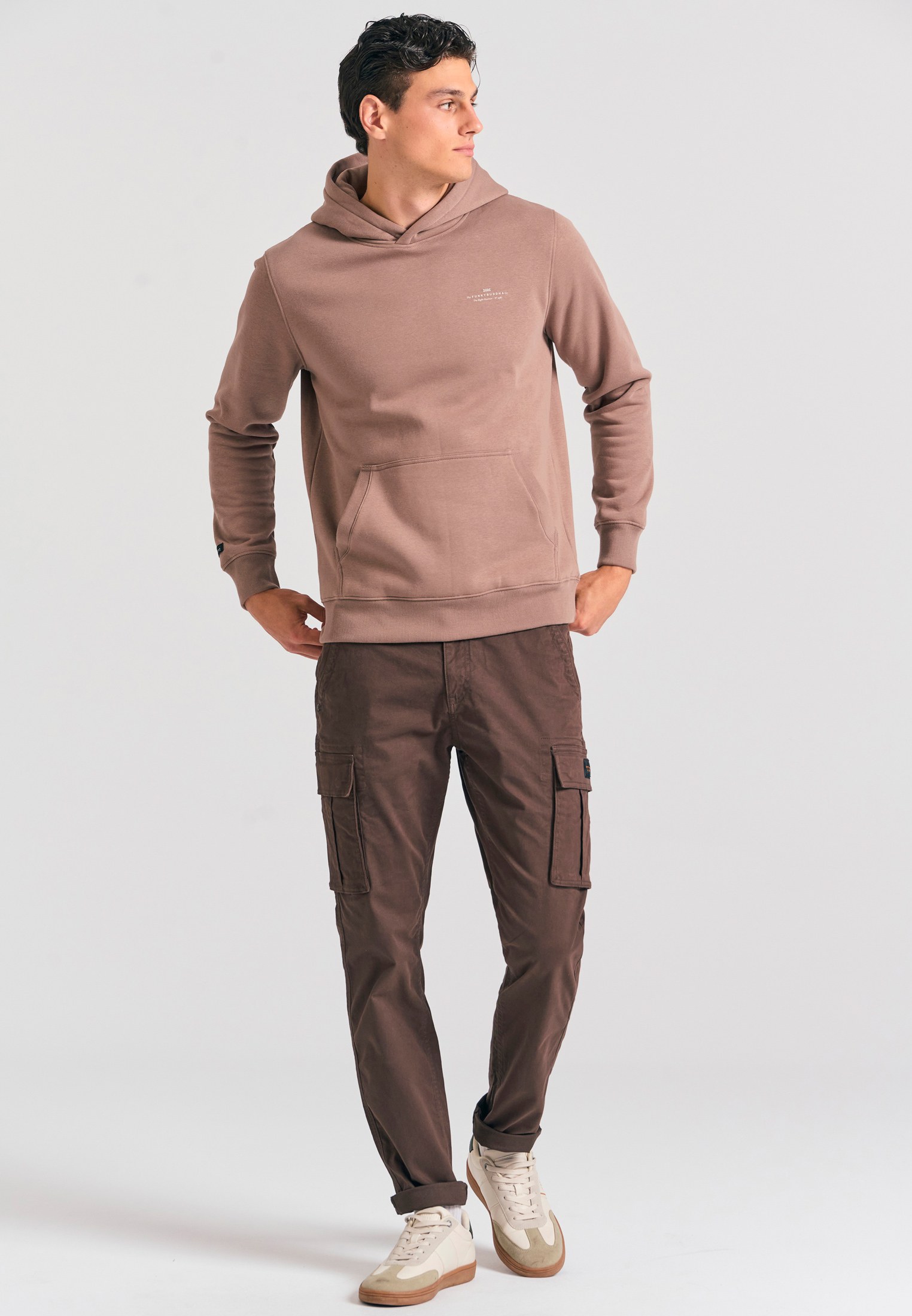 Men's Hoodies & Sweatshirts Funky Buddha Brown