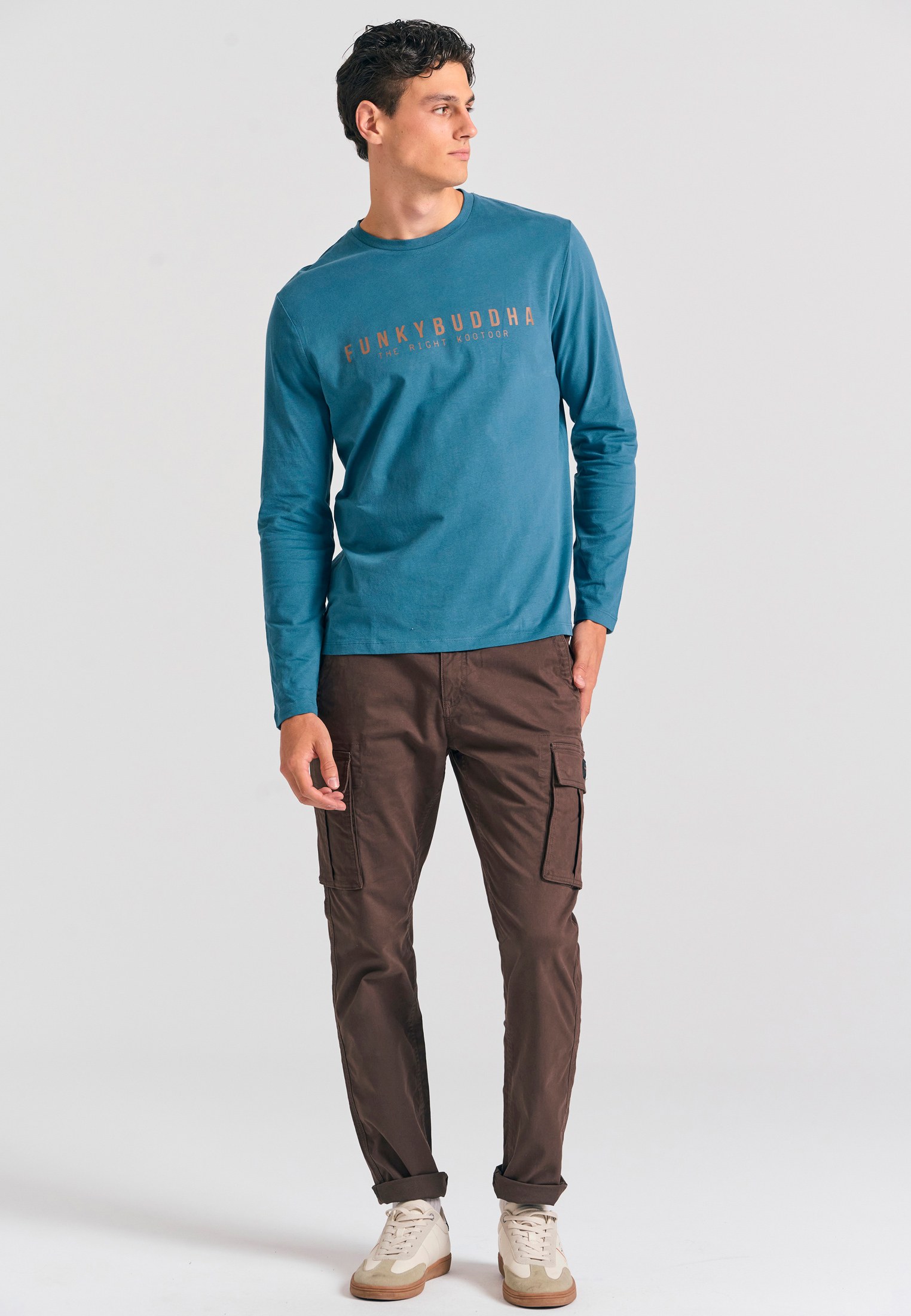 Men's T-Shirts Funky Buddha Blue