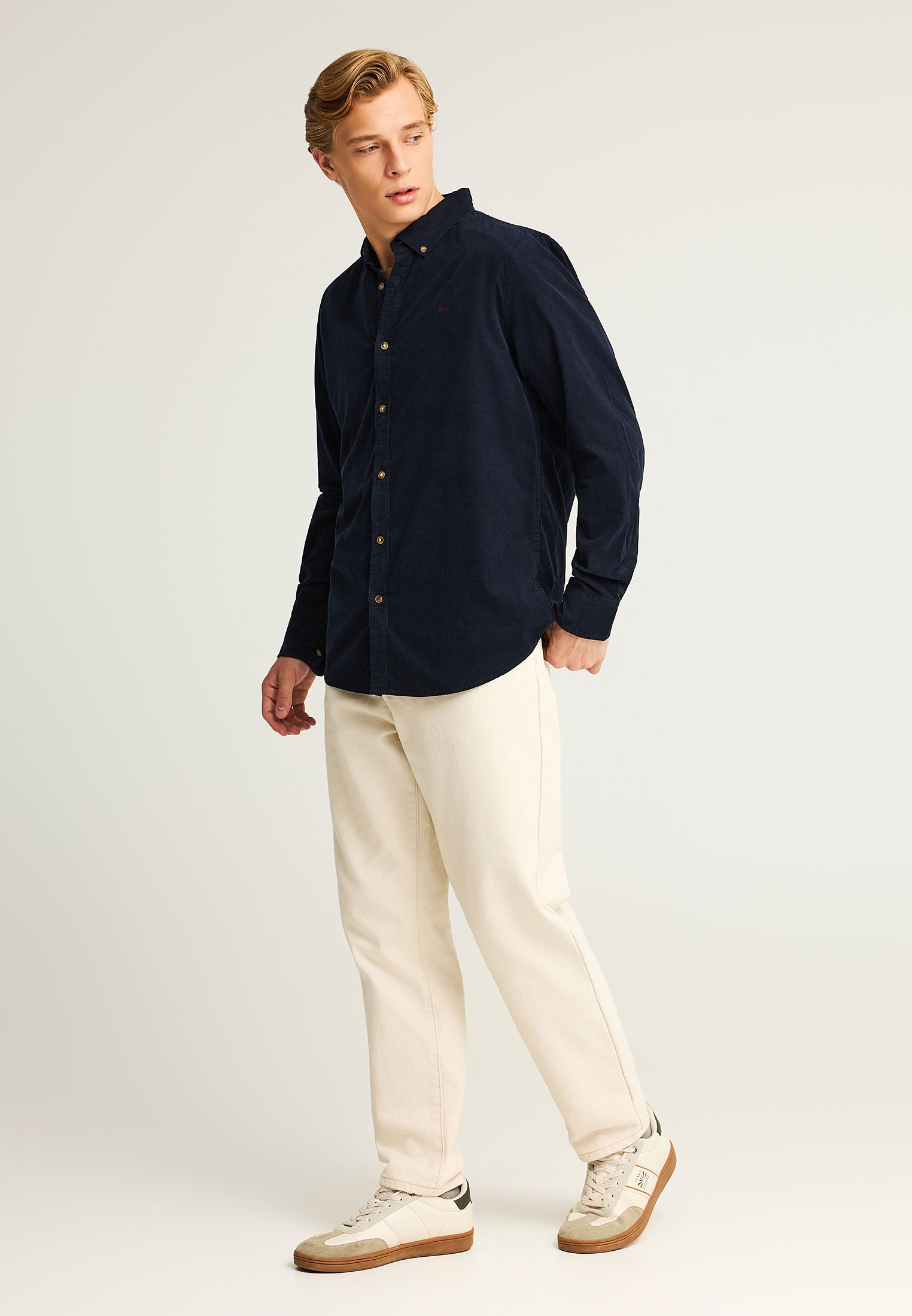 Men's Shirts Funky Buddha Navy