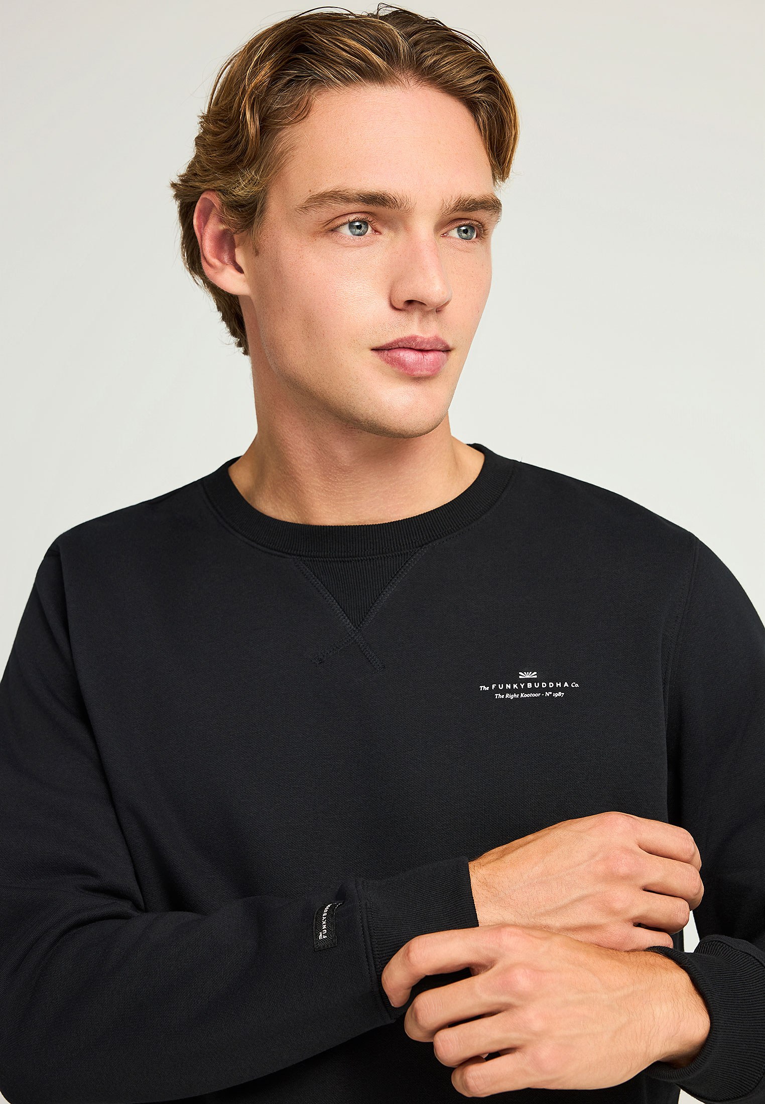 Men's Hoodies & Sweatshirts Funky Buddha Black