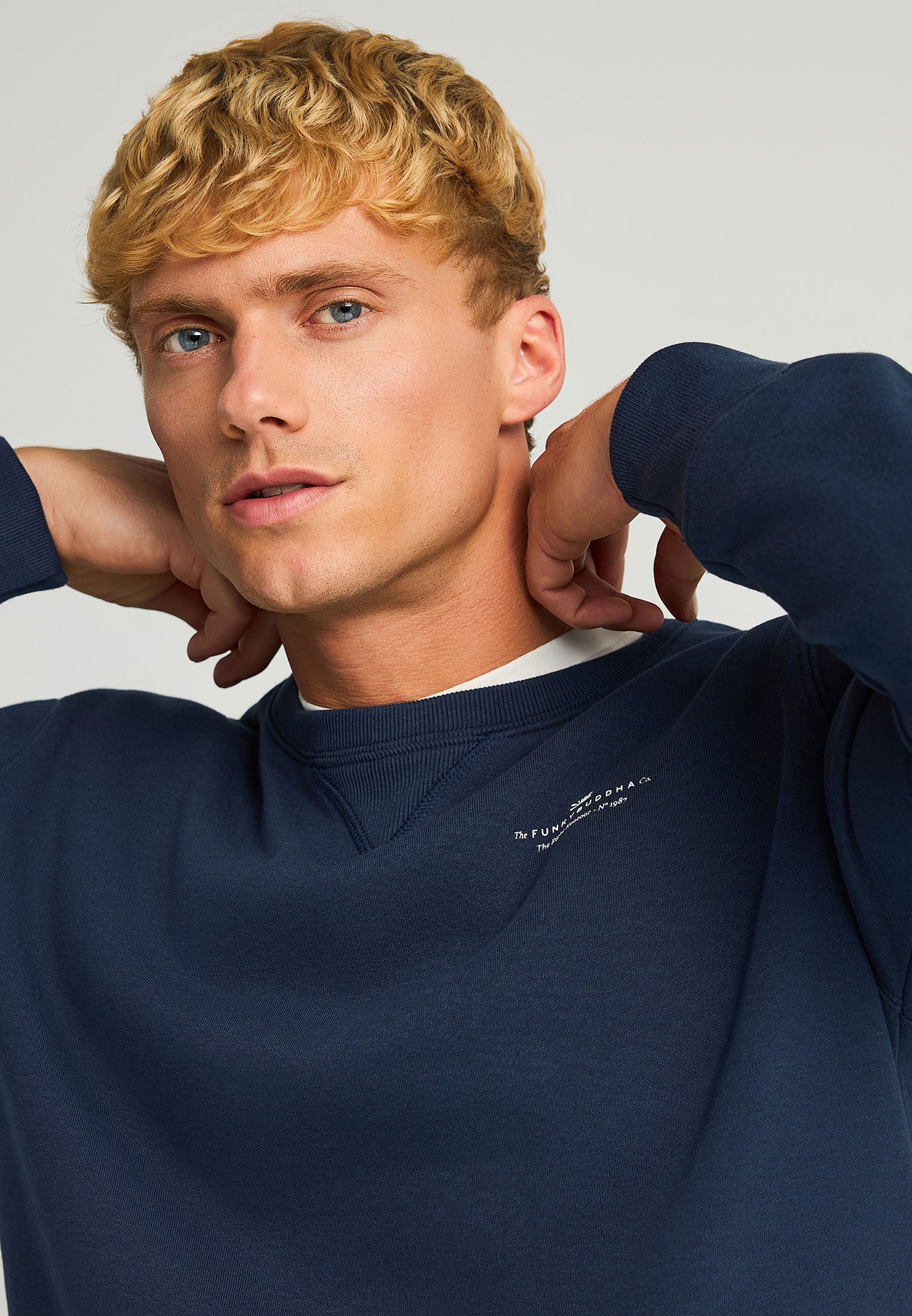 Men's Hoodies & Sweatshirts Funky Buddha Navy